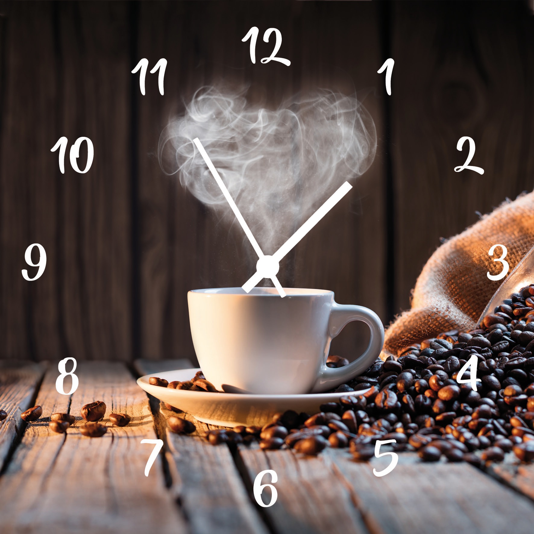 Image of Bönninghoff Wanduhr »Glasuhr 09, ca. 30x30 cm« bei Ackermann Versand Schweiz