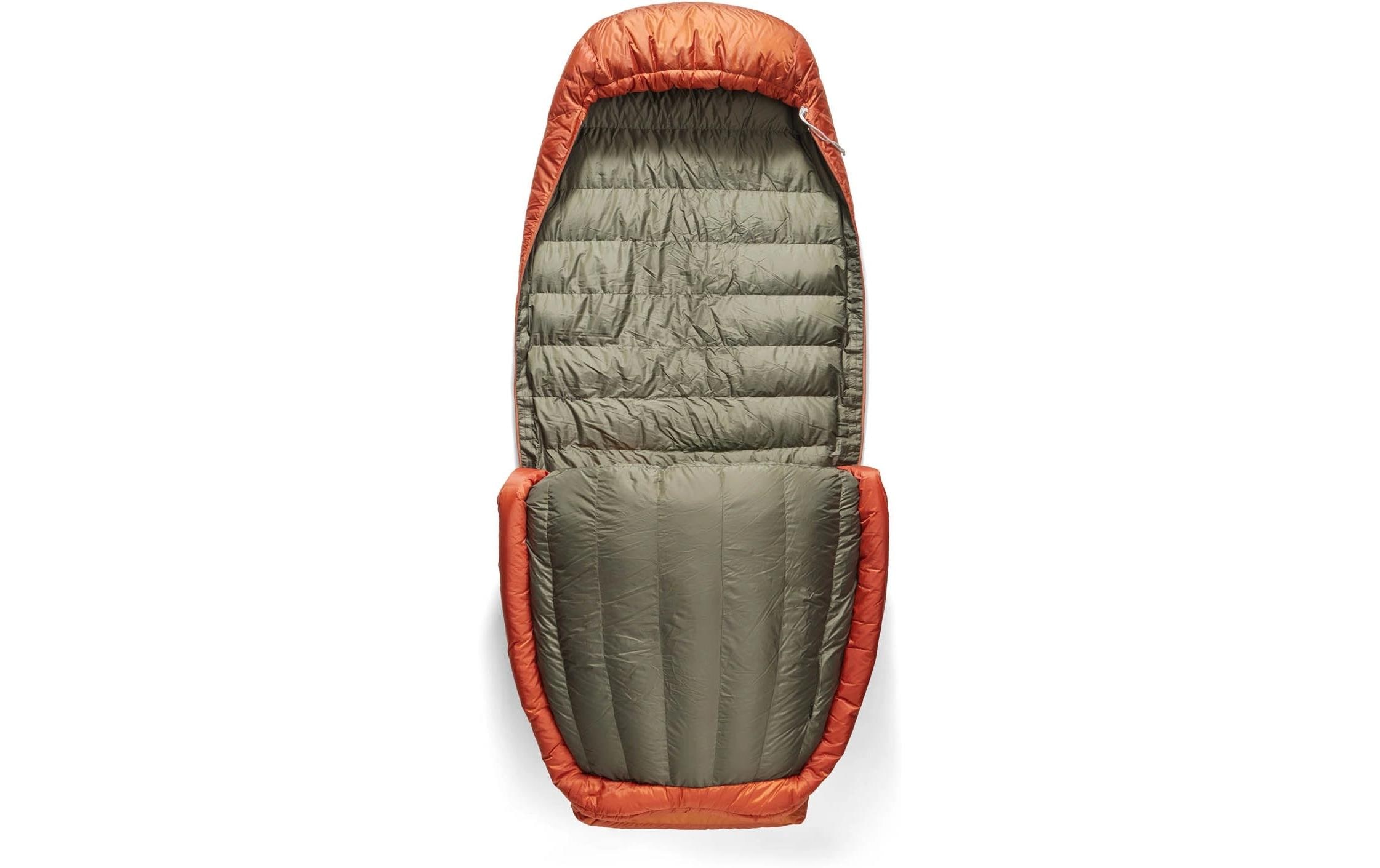 sea to summit Sac de couchage »Basecamp Down Sleeping Bag R, Bombay Brown« Geräumiger Daunenschlafsack für Camping und Winterabenteuer