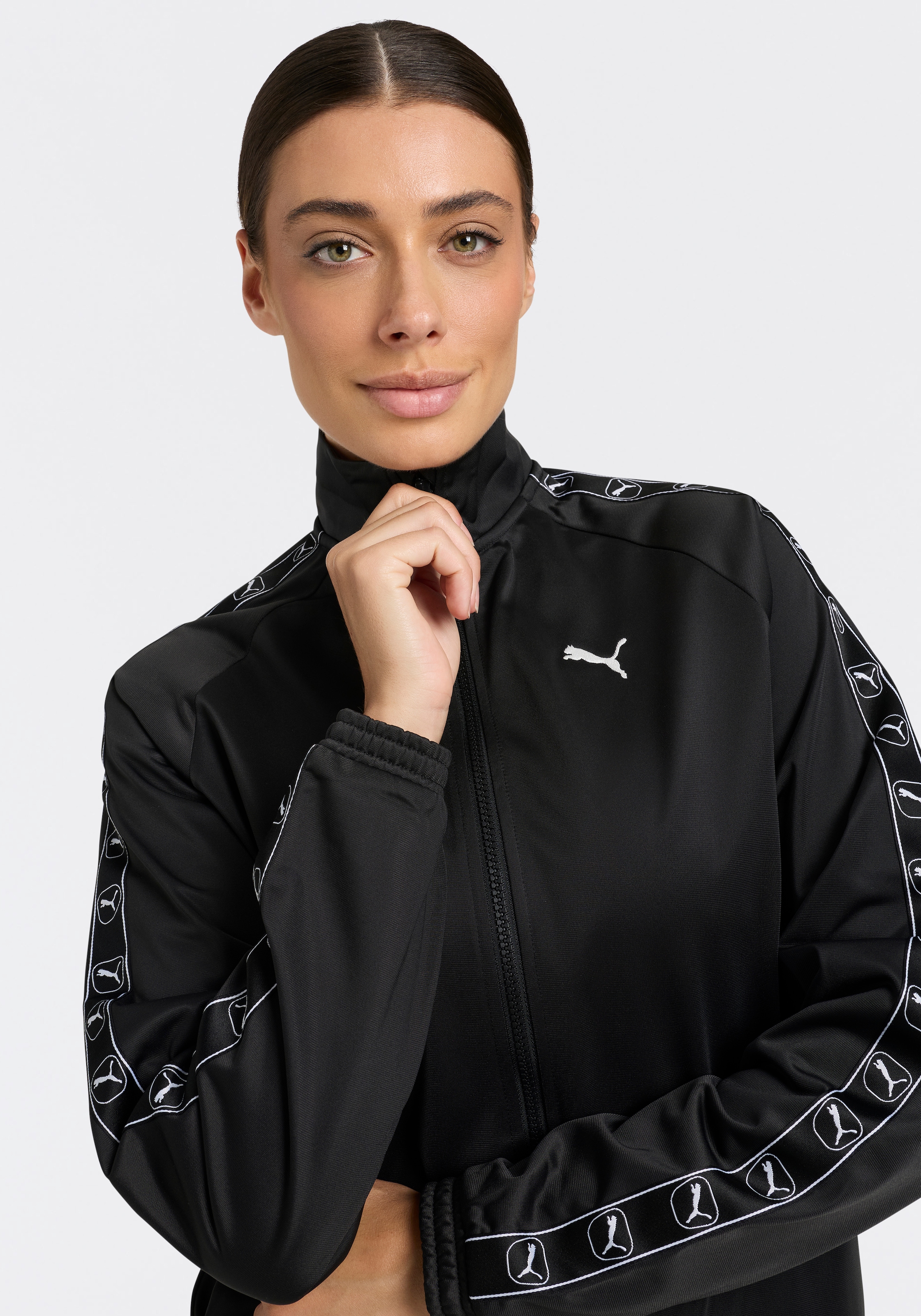 PUMA Combinaison d'entraînement »POLY STANDARD SUIT OP« 2 Set en deux parties, avec patte de boutonnage, uni, en polyester