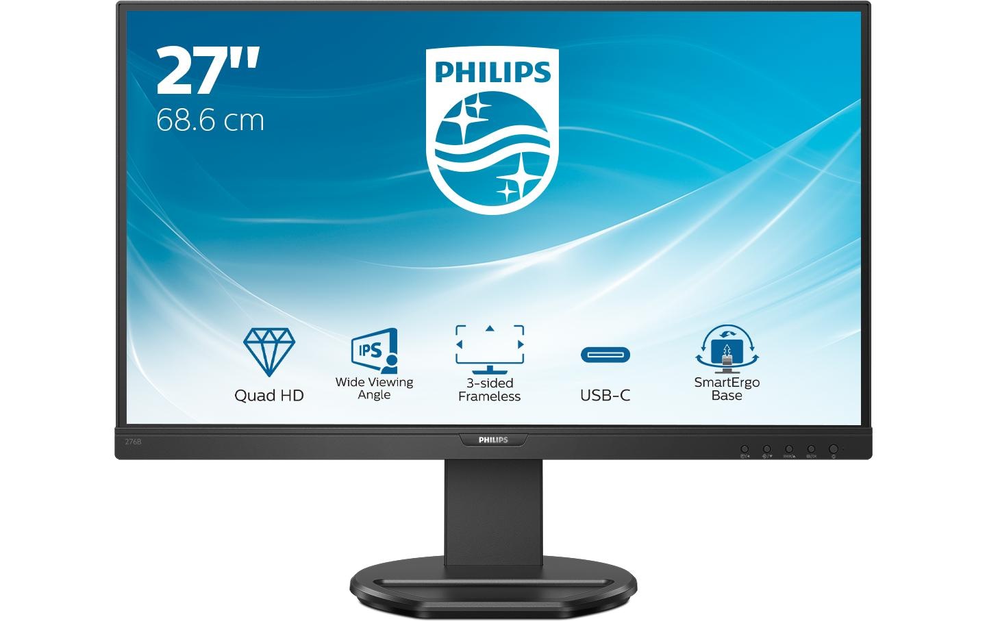 Image of Philips Ergo Monitor "276B9/00" 68,31 cm/27 ″ 2560 x 1440 px WQHD 75 Hz