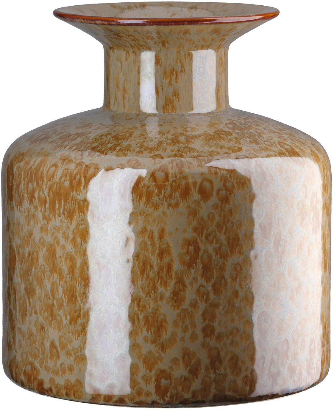 GILDE Vase de table »Deckelvase Mora braun H. 28,5 cm«