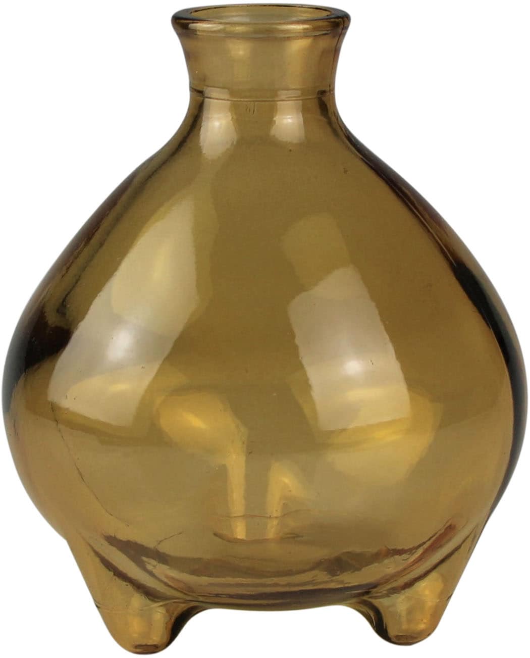 Image of AM Design Dekovase "Helle und freundliche Vase aus gelbem Glas" verleiht Ihrem Raum frische Farbe
