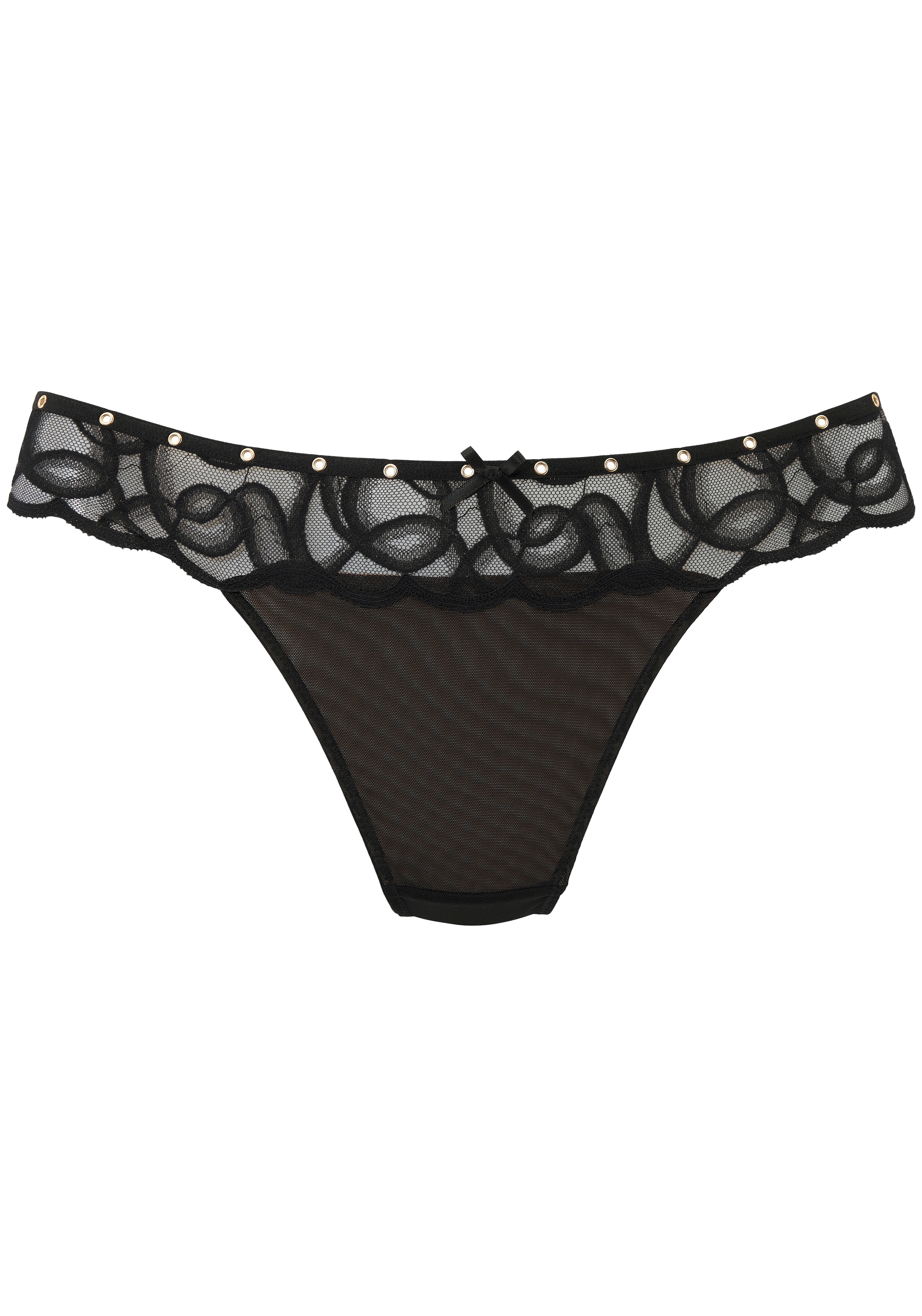 Image of petite fleur gold by Lascana String "Luna" im aufregendem Nieten-Look, sexy Dessous, Reizwäsche