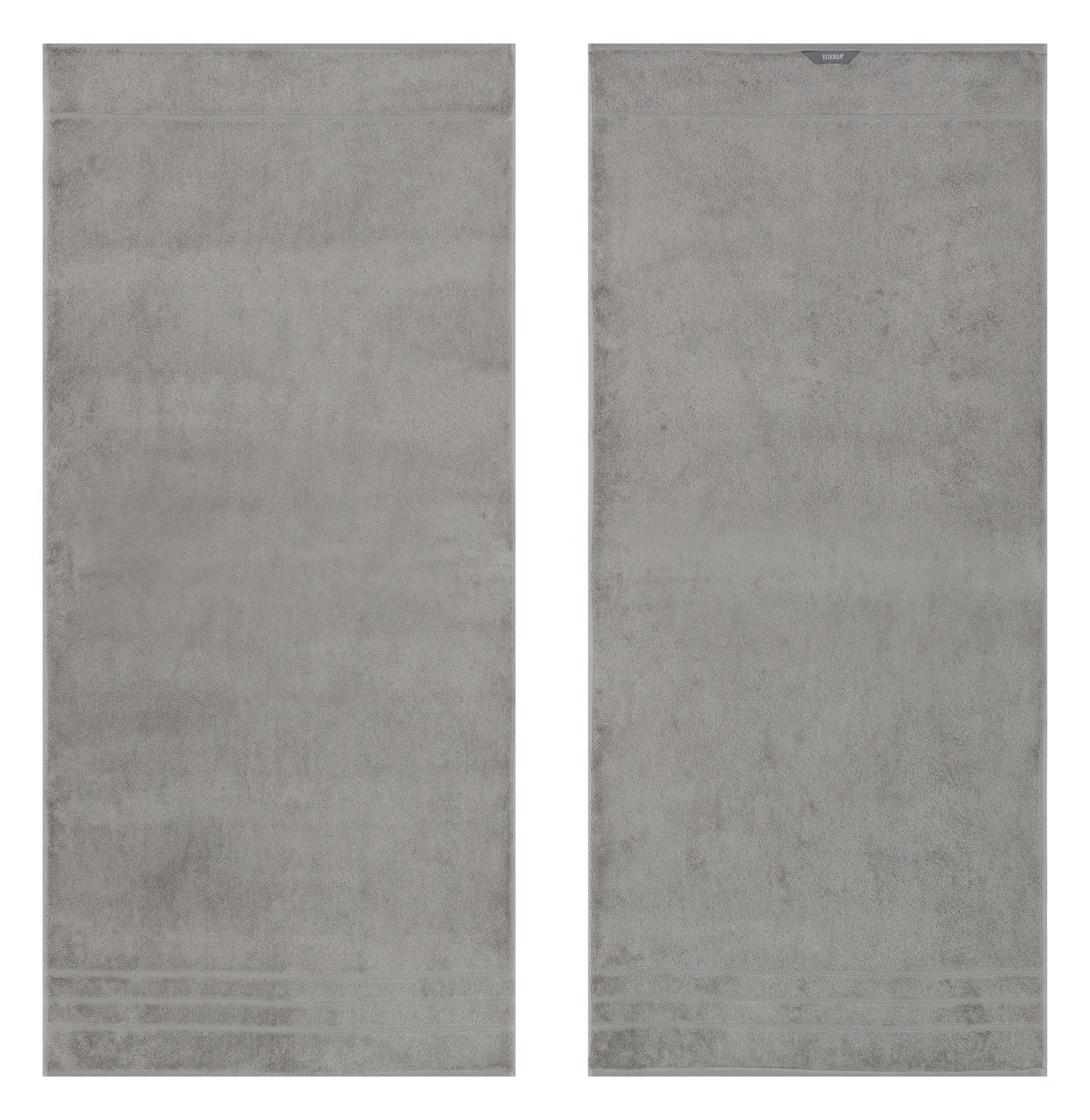 Egeria Badetuch »Prestige«, (1 St., Badetuch 75 x 160 cm), Uni Programm mit Streifenbordüre, SUPIMA Baumwolle