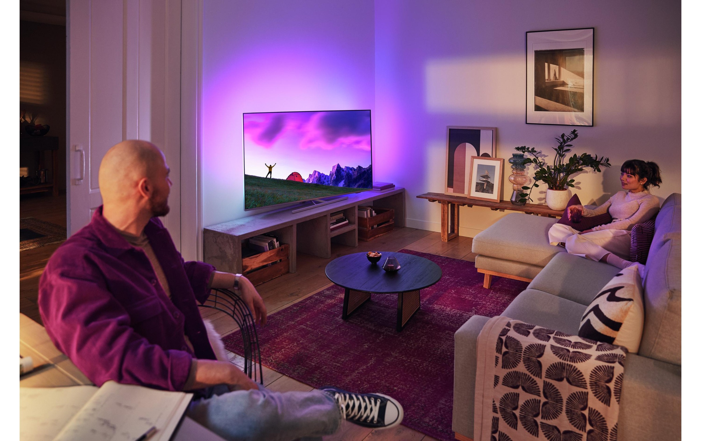 Philips LED-Fernseher »50PUS8506/12 50 3840 x 21«, 4K Ultra HD