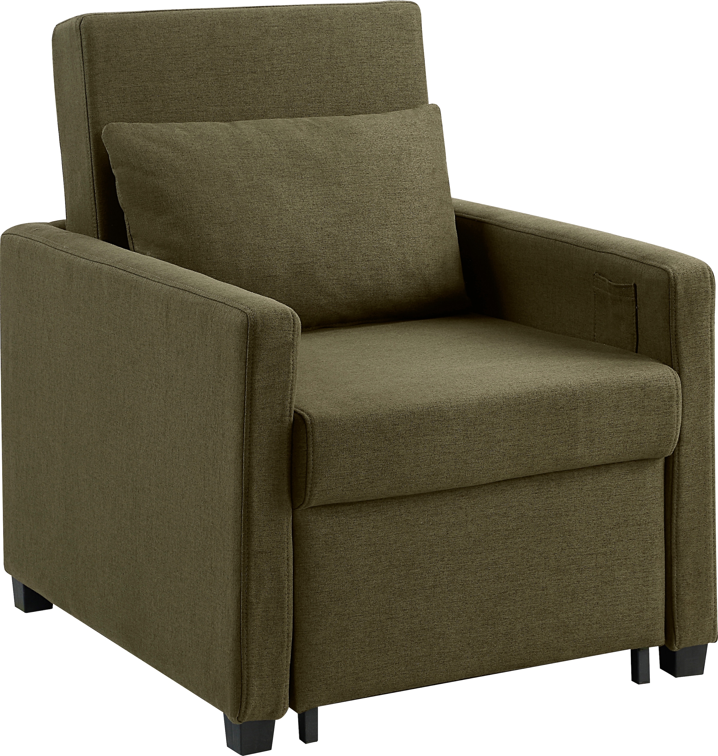 ATLANTIC home collection Relaxsessel »Jerry«, mit Bettfunktion, als Gästebett und inkl. Kissen