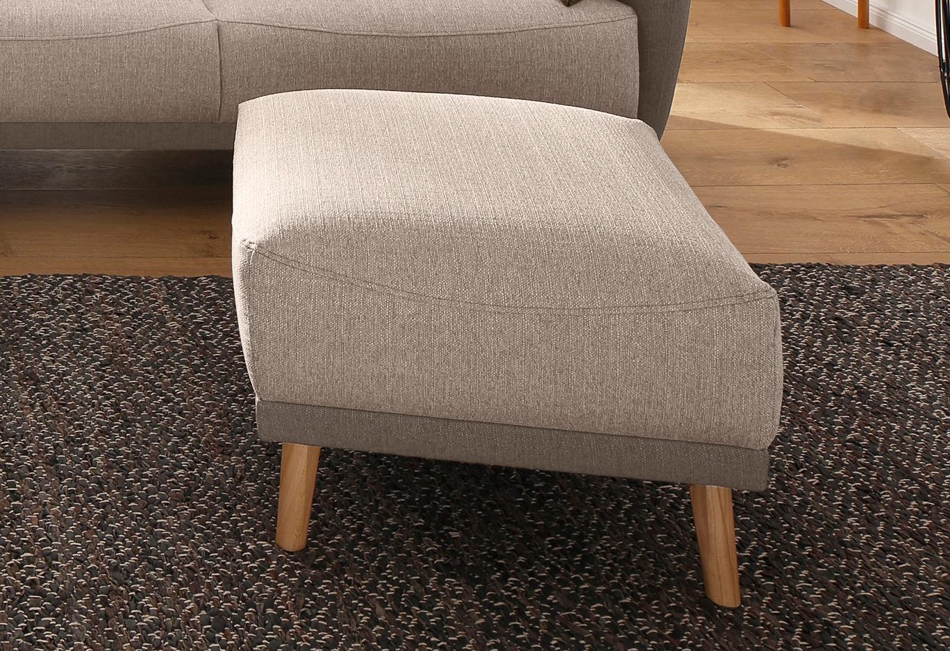 Image of Home affaire Hocker »Ida«, mit Holzfüssen bei Ackermann Versand Schweiz