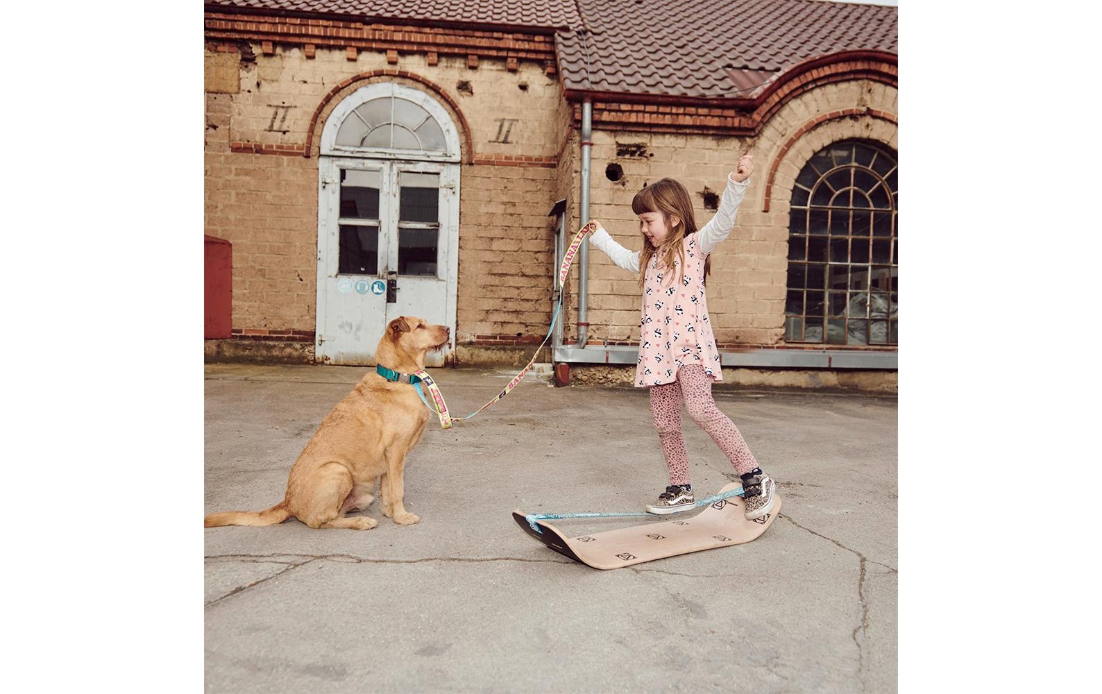 Gibbon Balanceboard »Slackboard Set Roots Rocker Trave l Set Buche«