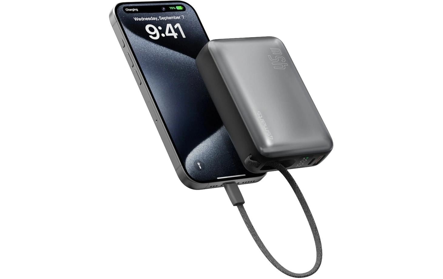 4smarts Powerbank »Enterprise Compact 20000 mAh, spacegrau«