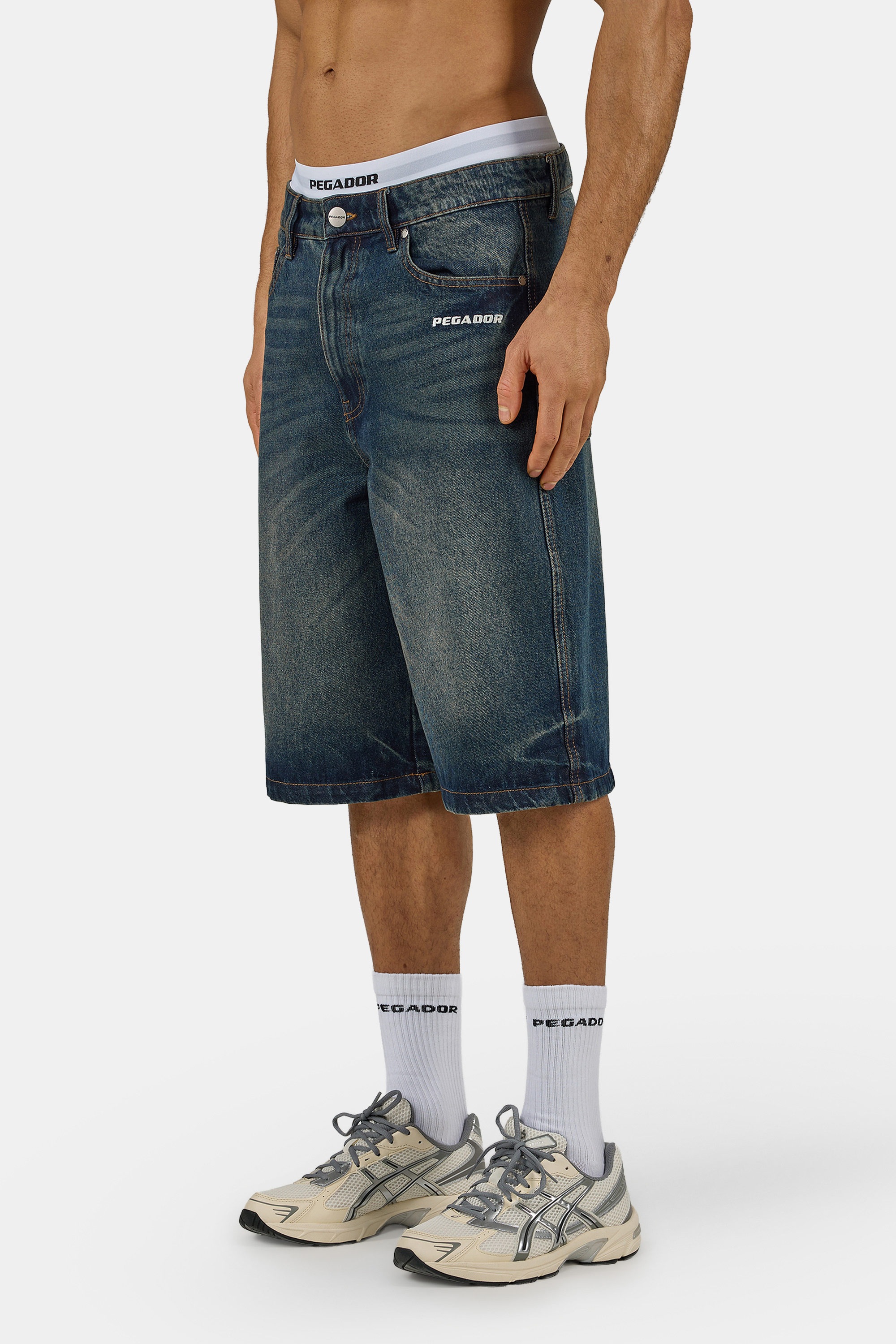 PEGADOR Short en jean »Kolar Jorts« coton, coupe régulière