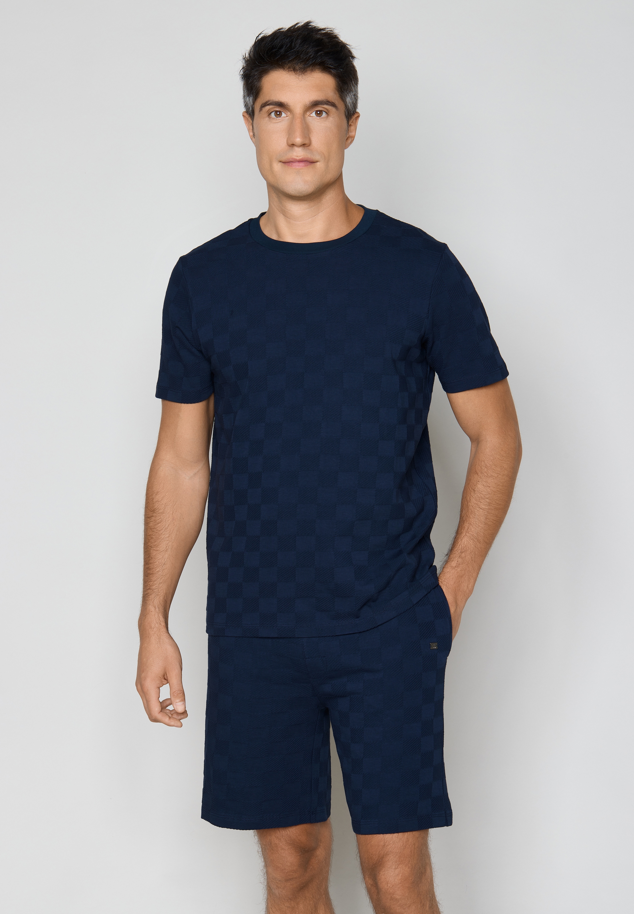 Image of JOOP Pyjamaoberteil bequeme Passform, Kurzarm, mit Rundhalsausschnitt, für Homewear