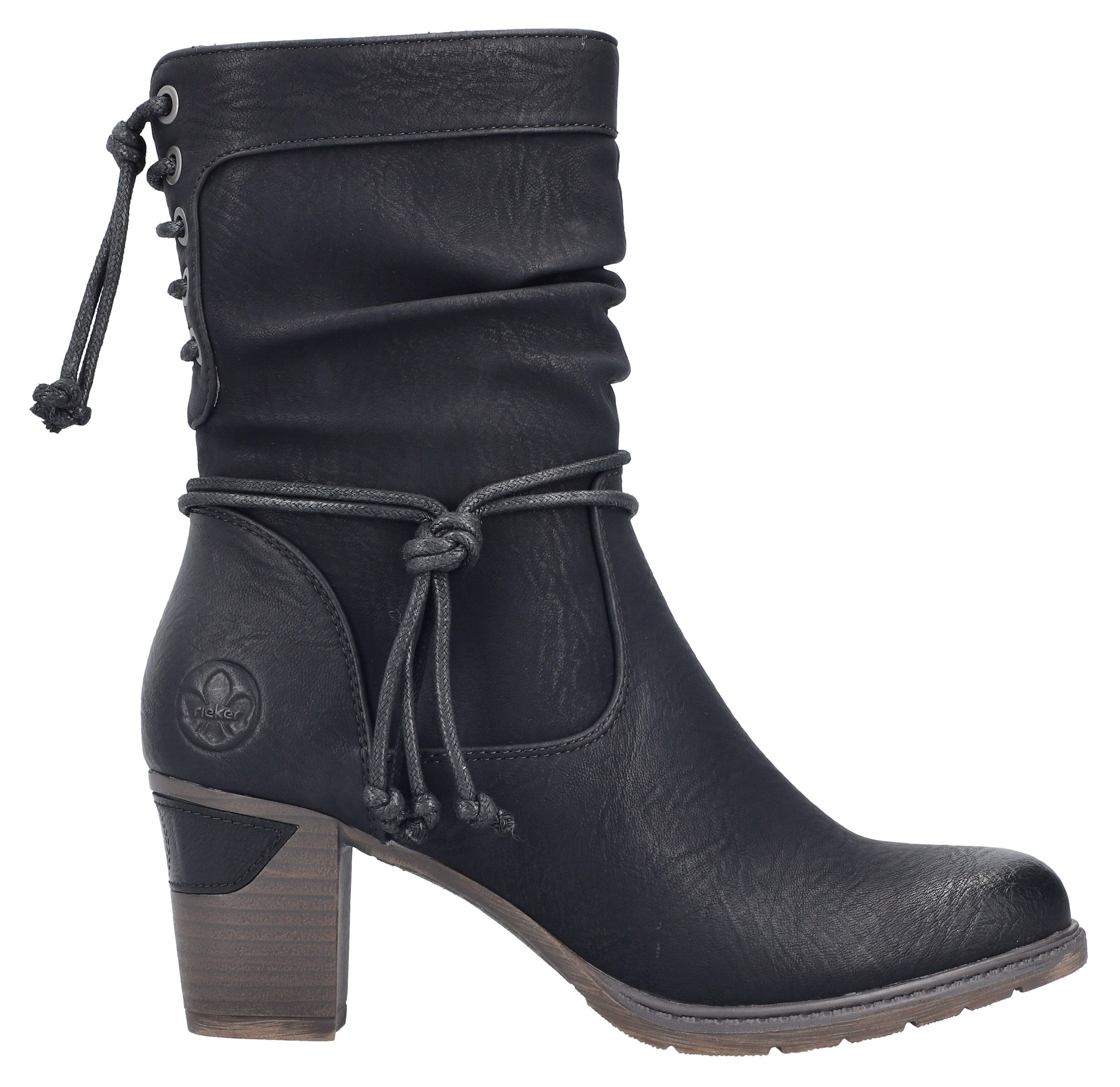 Rieker Cowboy Stiefelette  , Westernstiefelette, Stiefelette mit Slouchy-Schaft