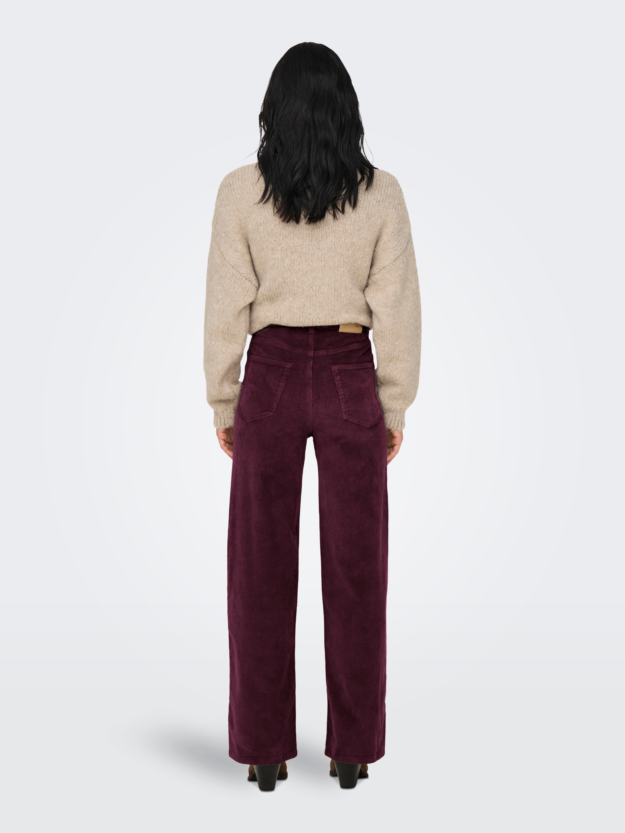 ONLY Pantalon en velours côtelé »ONLHOPE GLOBAL HW WIDE CORD PNT NOOS«  Baumwollmischung