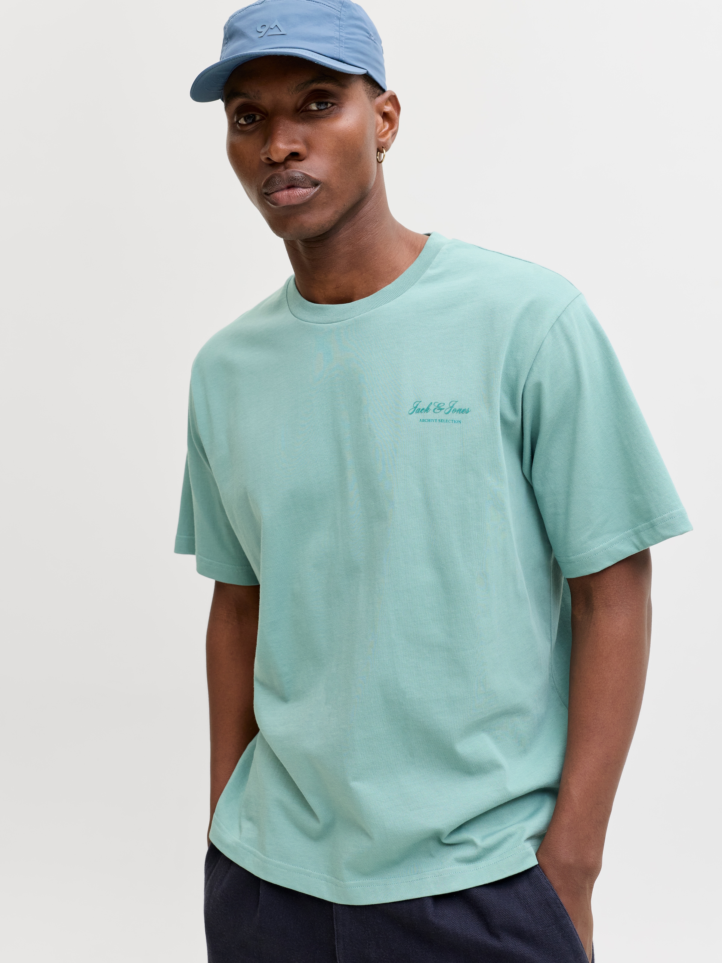 Jack & Jones Shirt à col rond »JJEARCHIVE GRAPHIC TEE SS O-NECK NOOS« Baumwolle, relaxed fit