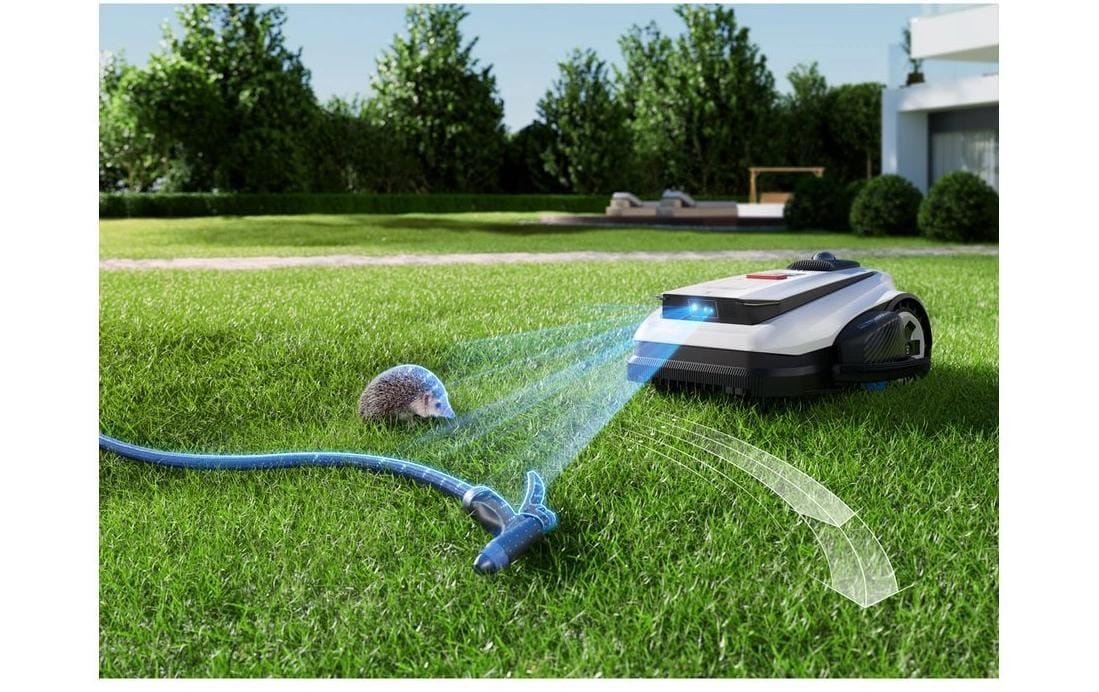 ECOVACS Rasenmähroboter »GOAT A1600 LiDAR PRO« Mäheffizienz von 400 m²/h, Trimmer (8500 rpm),   Dual-LiDAR Navigation, leistungsstarker 32-V Energieplattform
