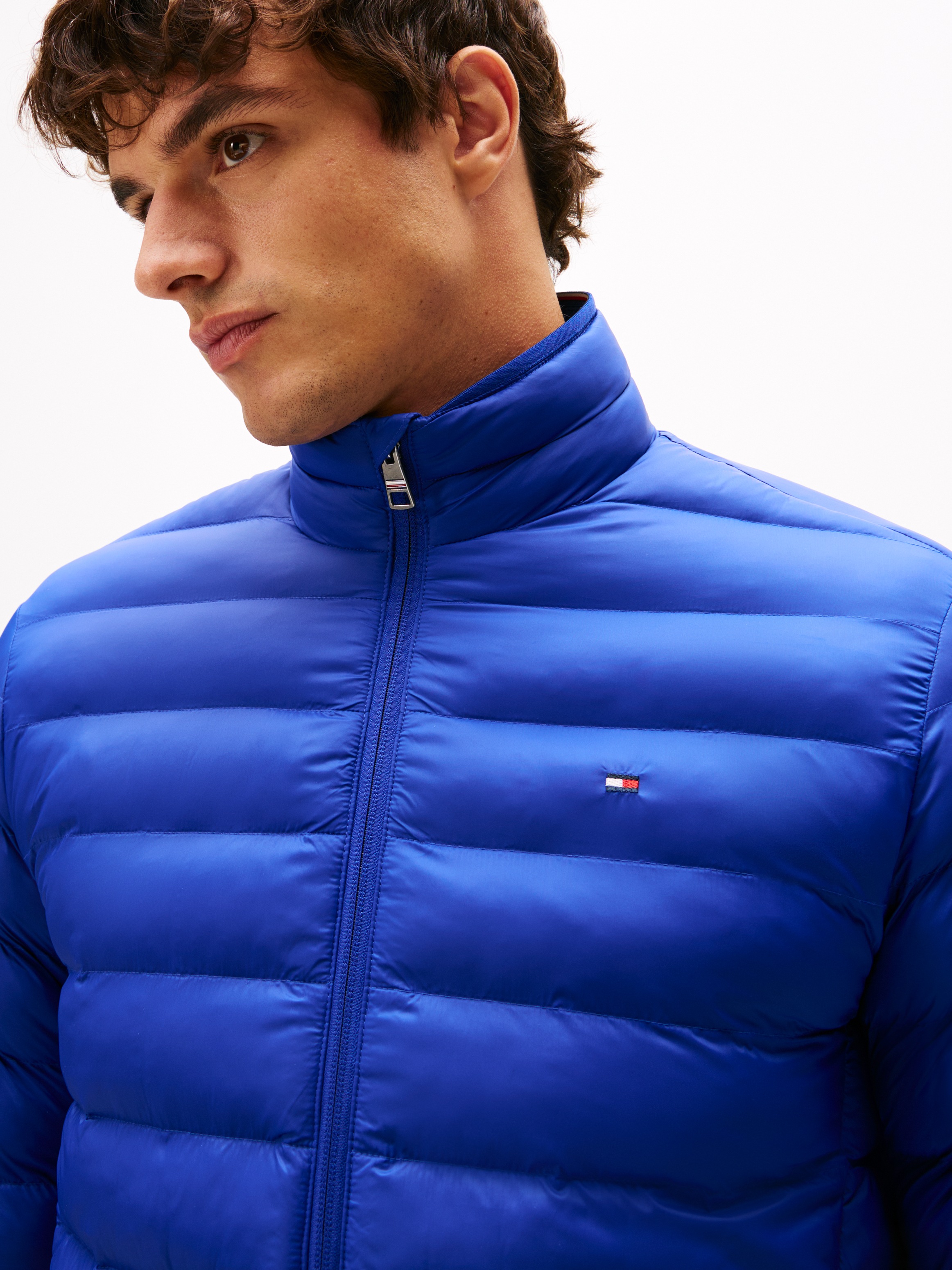 Tommy Hilfiger Steppjacke »PACKABLE RECYCLED JACKET«, Übergangsjacke mit Logostickerei