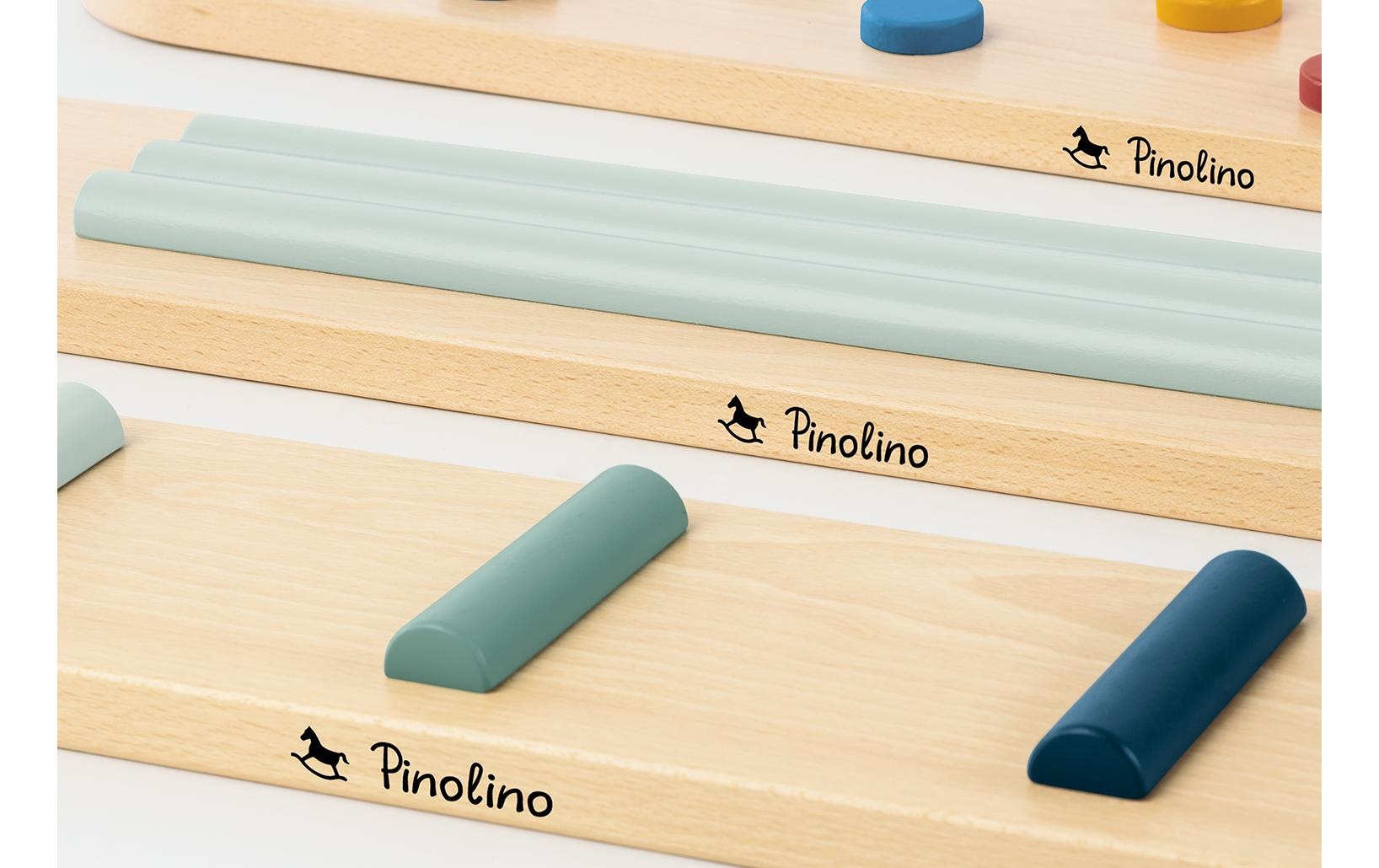 Lernspielzeug »Pinolino Balance Parcours «Kari» 9-teilig«, Holzart: Buche
