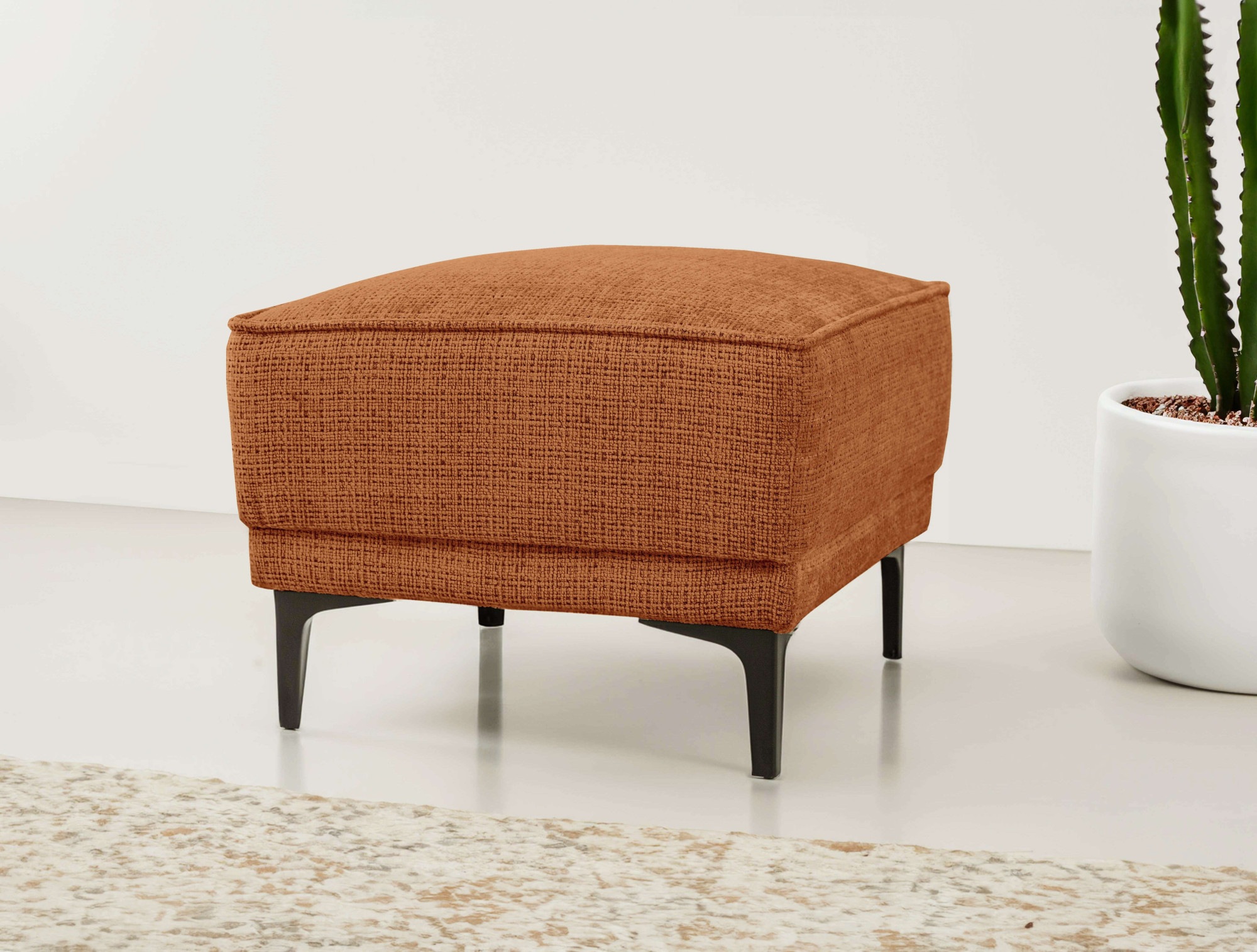 Image of GOODproduct Hocker "Oland Chenille Polsterhocker" passend zur Serie OLAND