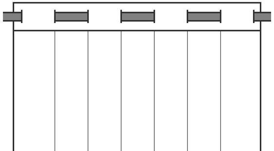 Neutex for you! Vorhang »Kiss« Ösen 1 Stk. tlg. HxB: 245x142, Ösenschal mit Metallösen
