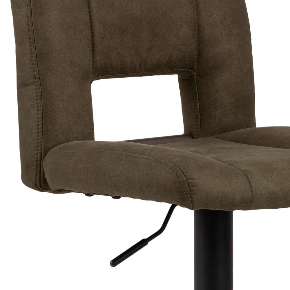 ACTONA GROUP Tabouret de bar »Sylvia Barstuhl, Höhenverstellbar,« pied trompette, vérin à gaz, pivotant, coutures verticales, lot de 2