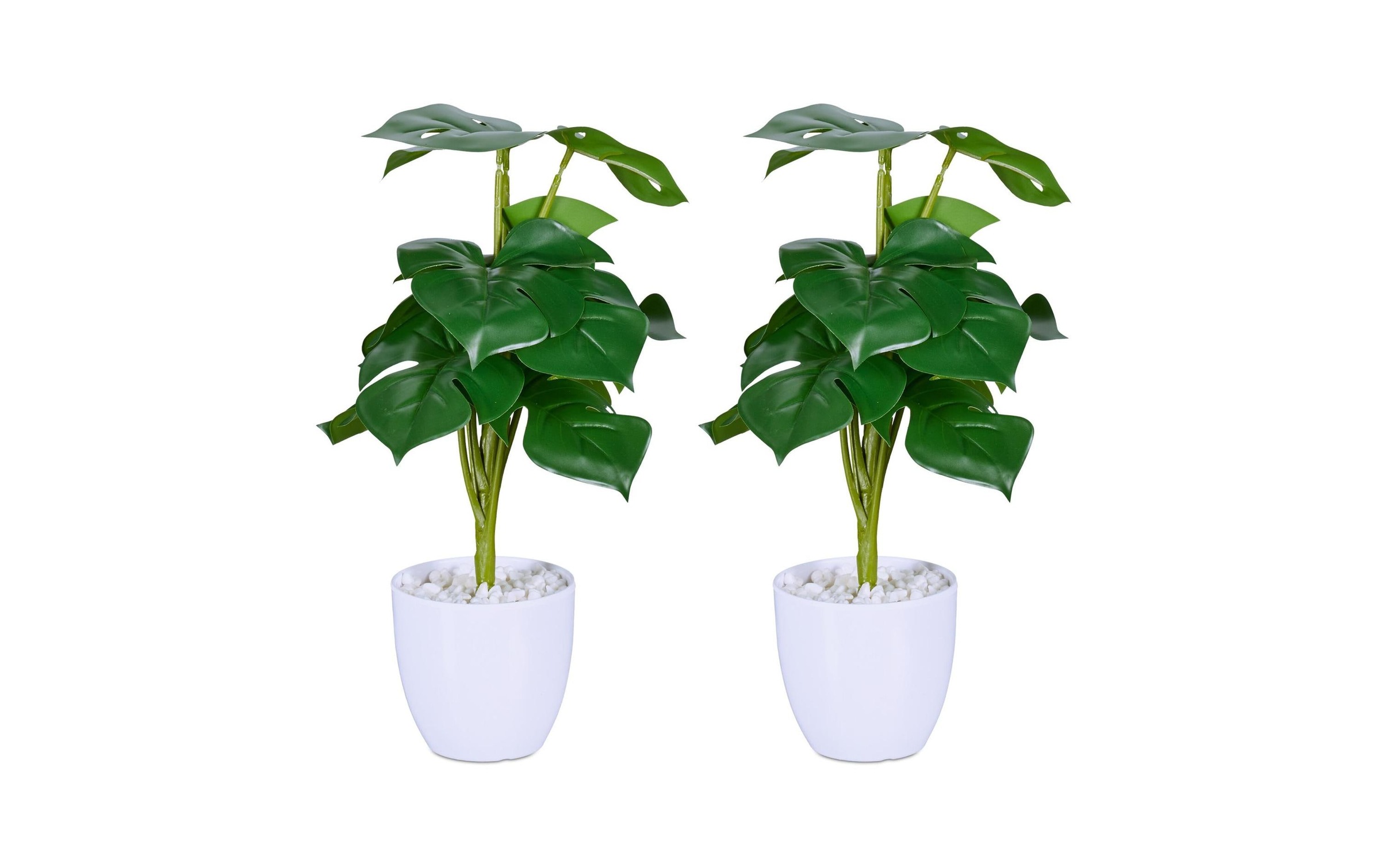 Image of relaxdays Kunstblume "Monstera 2 Stück, 33 cm"