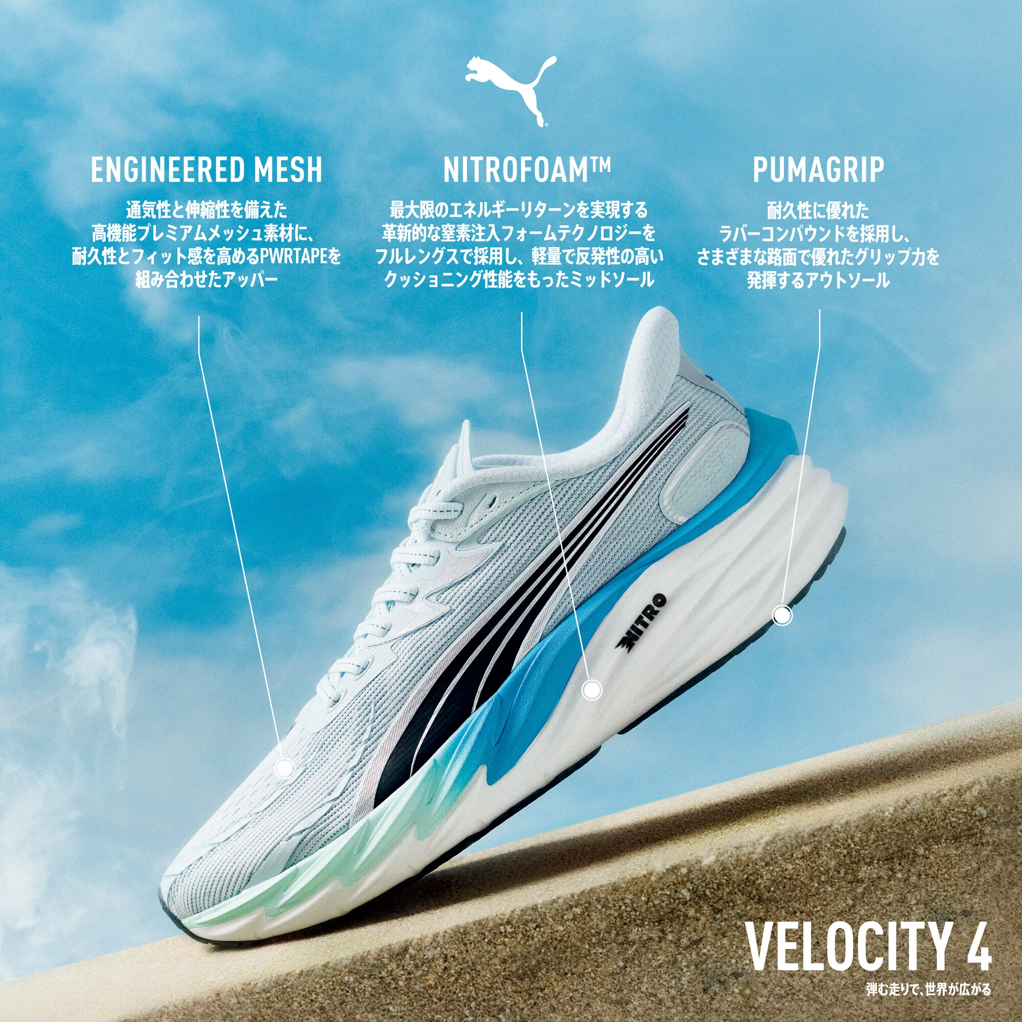 PUMA Chaussure de course »VELOCITY NITRO 4 GTX«