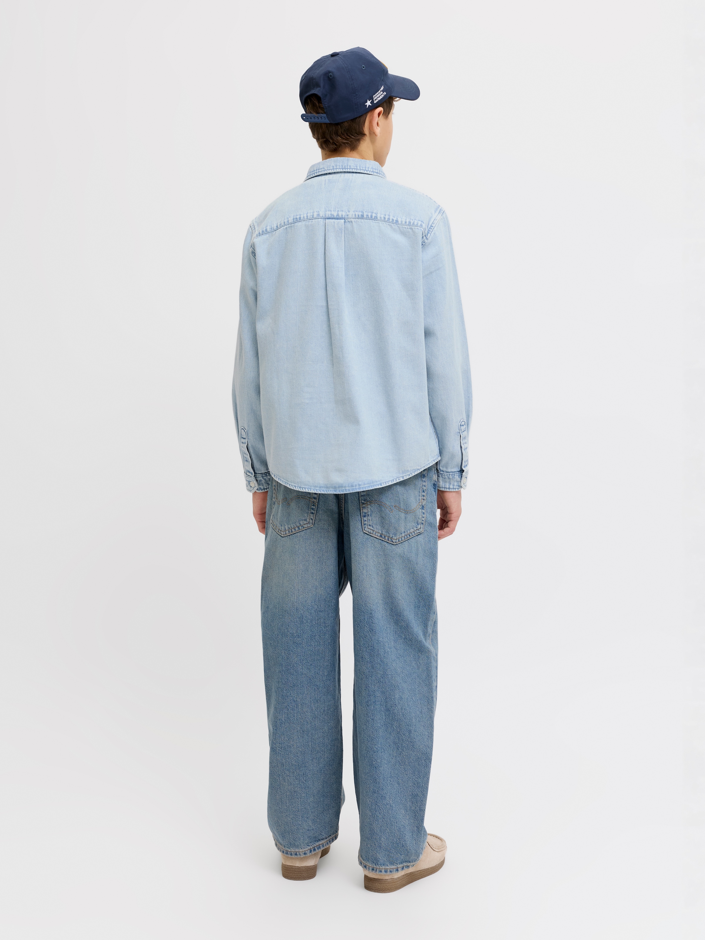 Jack & Jones Junior Langarmhemd »JORNORREBRO DENIM SHIRT LS JNR«