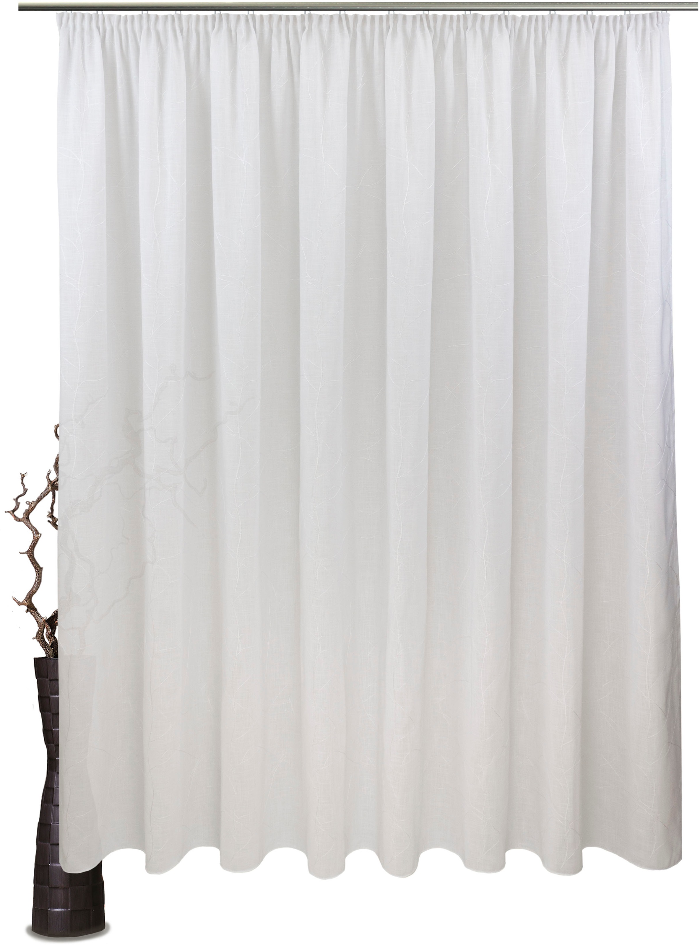 Image of VHG Gardine nach Mass »Aino«, (1 St.), Stickerei Langstore, verschiedene Grössen bei Ackermann Versand Schweiz