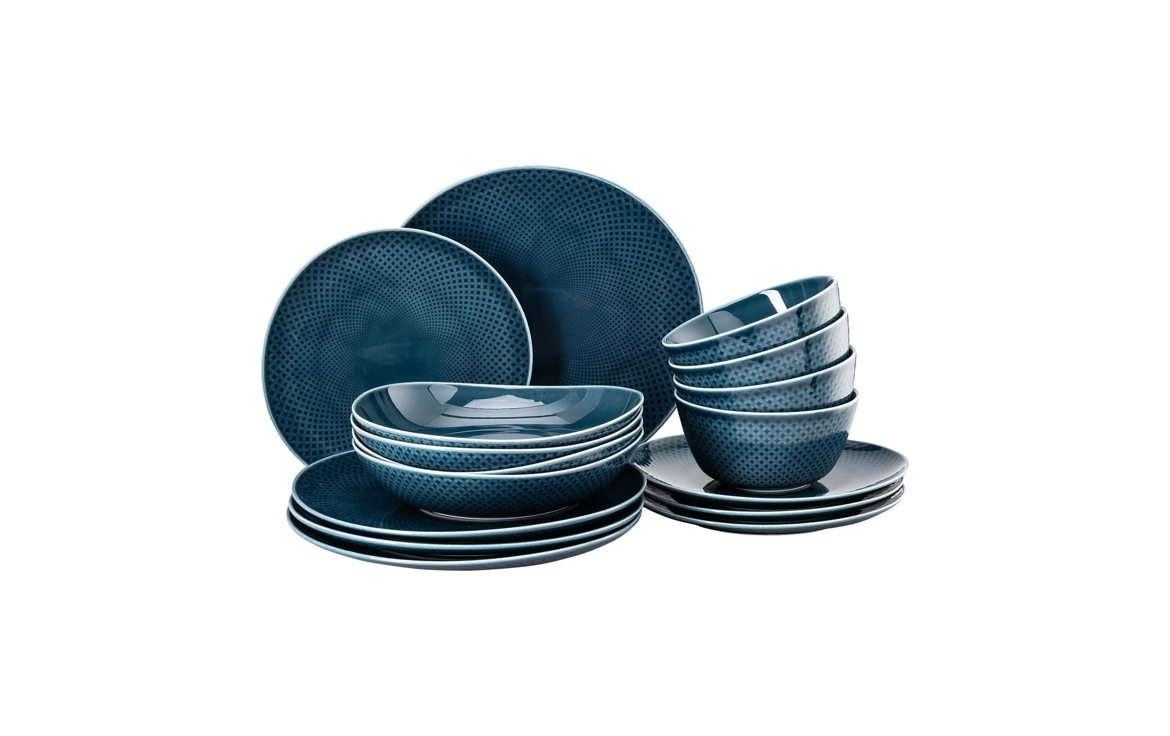 Image of Rosenthal Kombiservice "Speise-Service Junto Ocean Blue, 16-teilig"