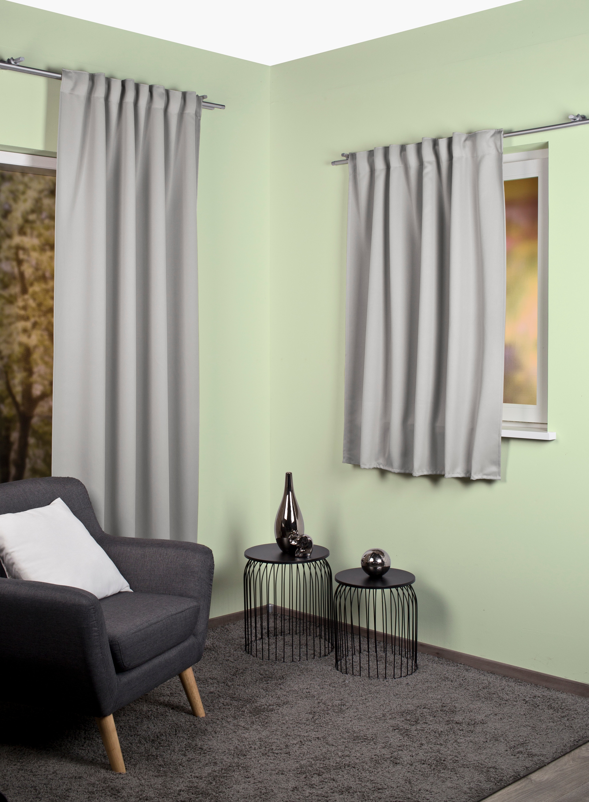 Home Basics Rideau occultant »BLACKY« Bande multifonctionnelle 1 cuis tlg. Verdunklungsschal, Multifunktionsband, Uni