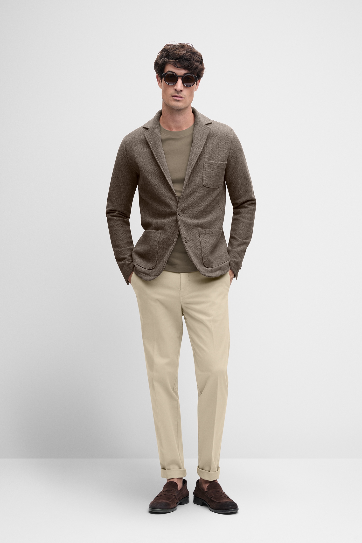 Cinque Jerseysakko »CILENTINI« reine Baumwolle, Slim Fit, 2-Knopf-Form
