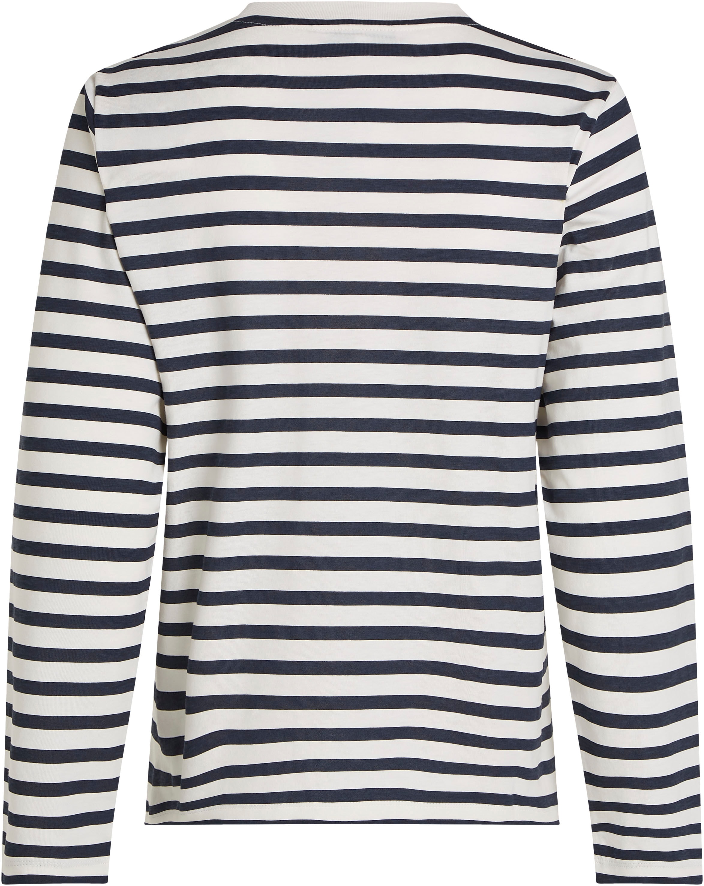 Tommy Hilfiger Langarmshirt »MODERN REG STRIPE C-NK LS«, in gestreifter Optik mit Tommy Hilfiger Markenlabel