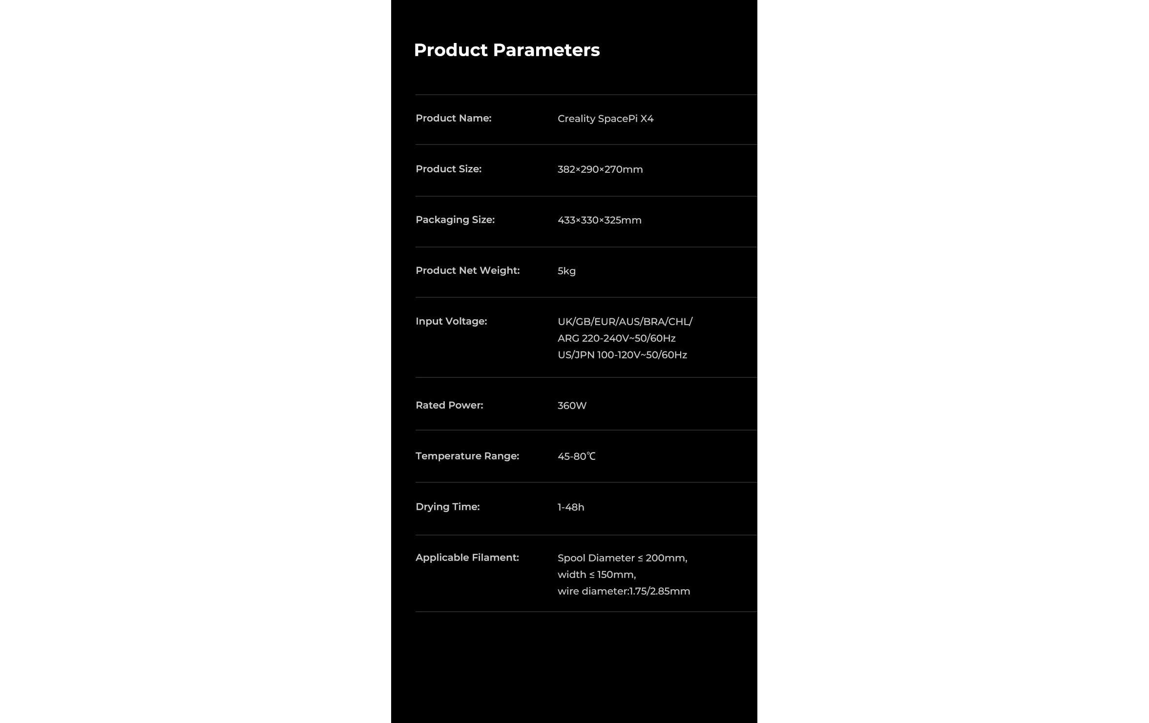 Creality Graviergerät »Space Dryer X4«