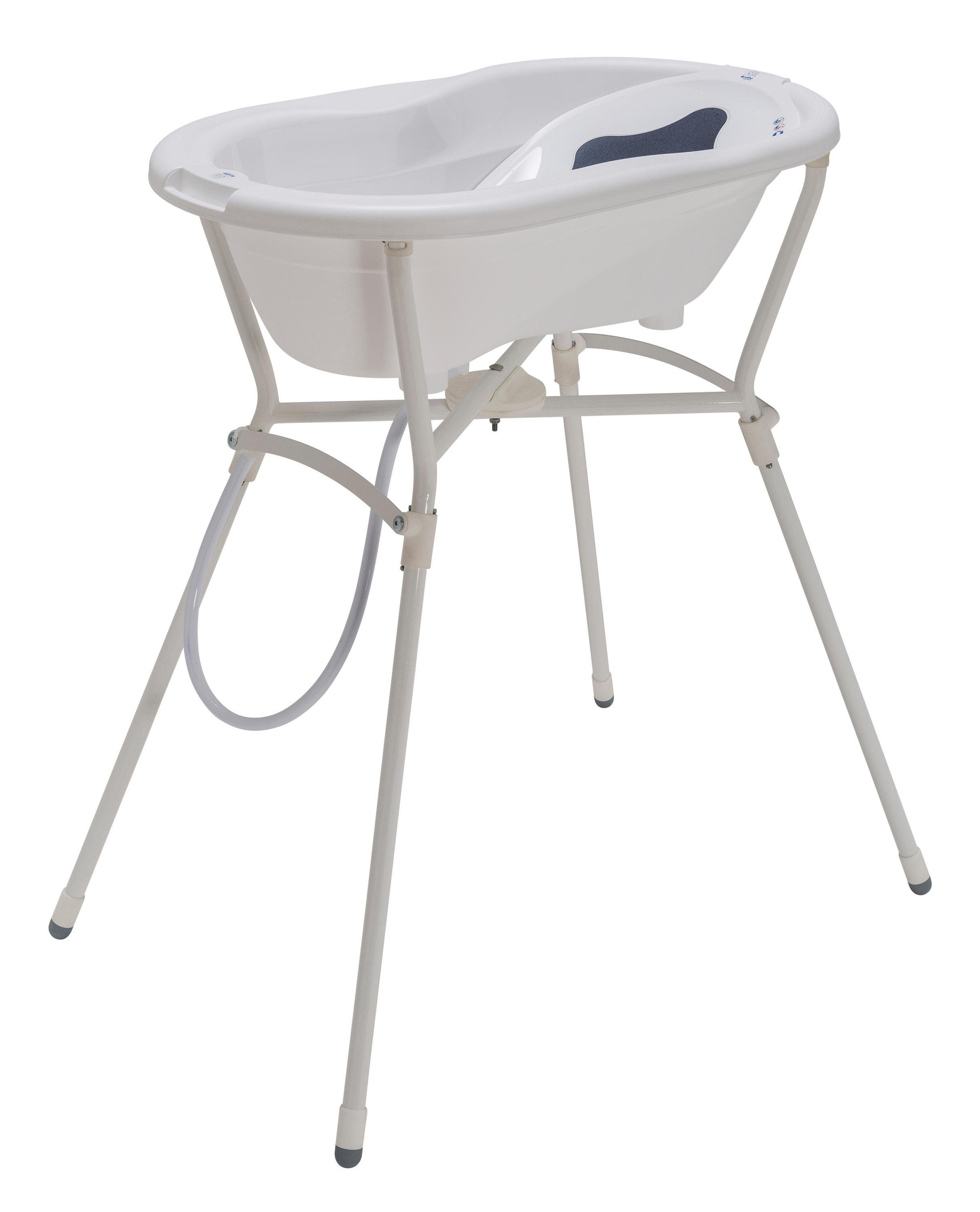 Rotho Babydesign Babybadewanne »Badelösung T0P mit Wannenständer«, (Set), Made in Germany kaufen
