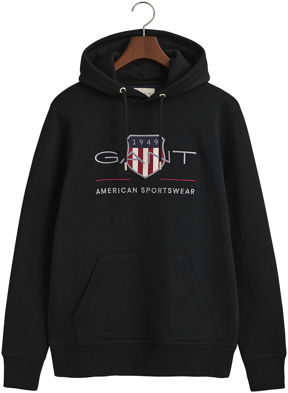 Gant Hoodie »REG ARCHIVE SHIELD HOODIE«, mit modischer Logostickerei auf der Brust