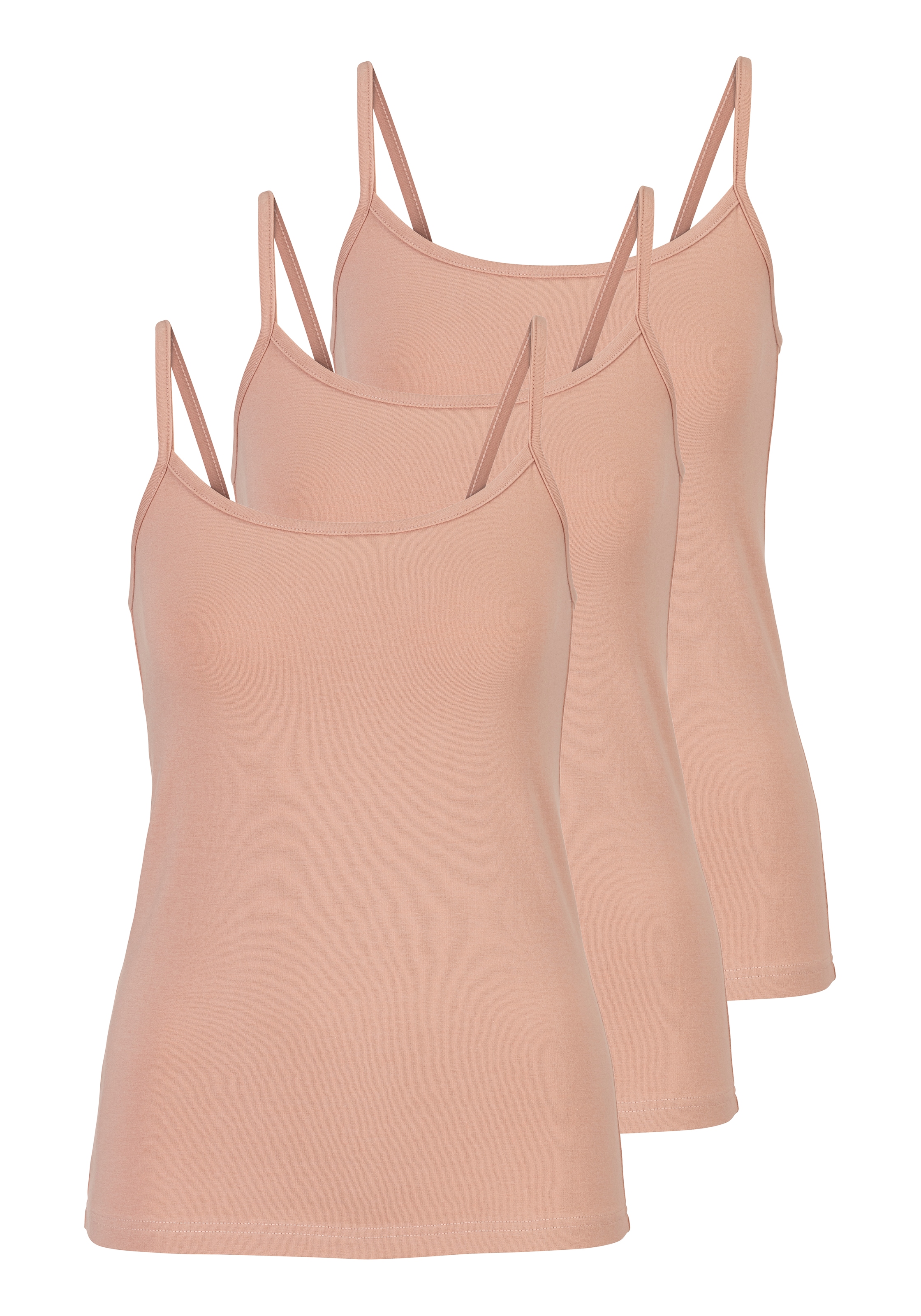 petite fleur Unterhemd, (3er-Pack), Spaghettiträger-Top, Unterziehshirt