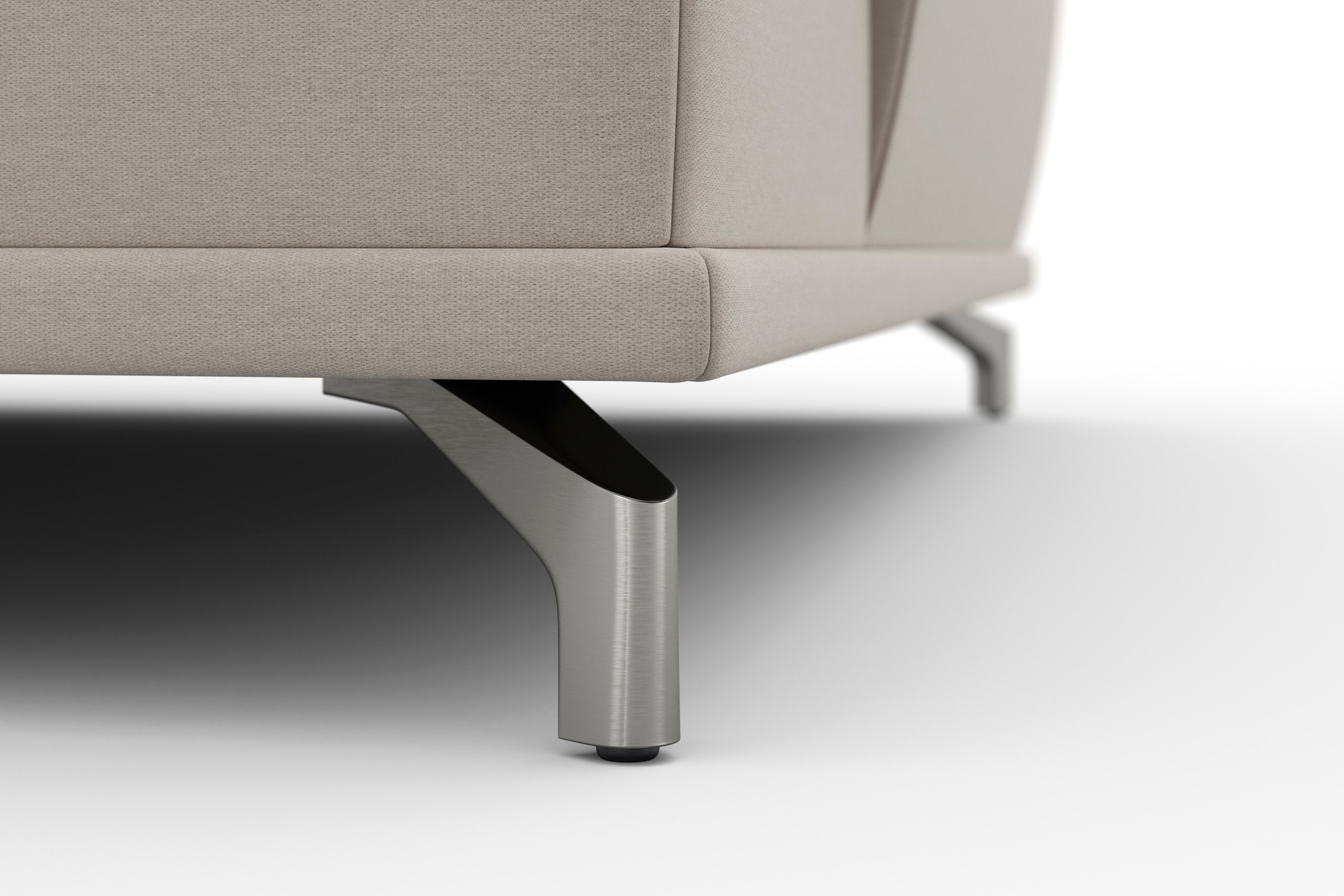 sit&more Paysage de salon »Cabrio U-Form, B: 359 cm, mit Sitztiefen-, Arm- & Kopfteilverstellung« 3 Nierenkissen, Federkern, optional Bettfunktion und Stauraum
