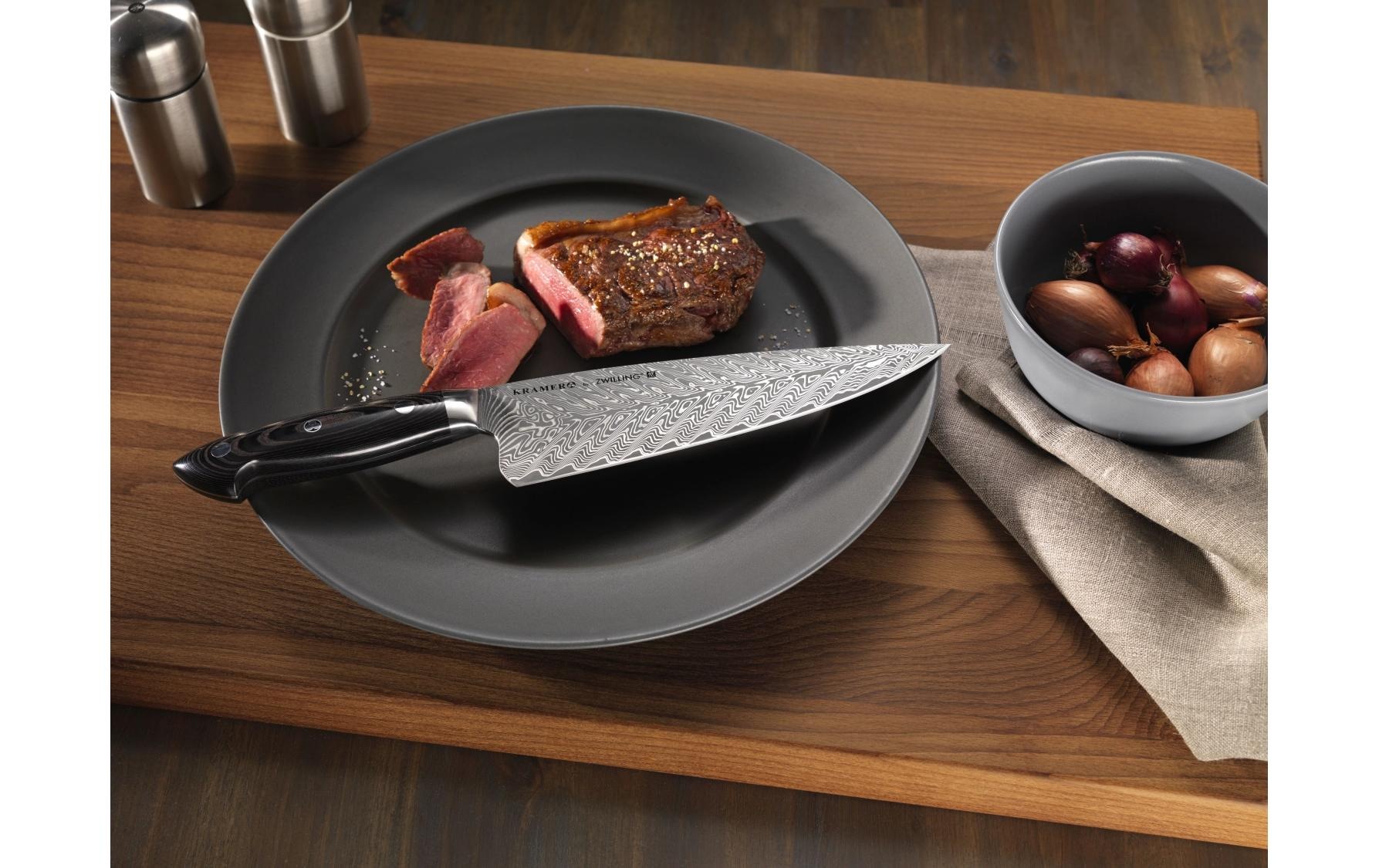 Zwilling Fleischmesser »Kramer Euro Stainless 23 cm« Fleischmesser aus Damaststahl