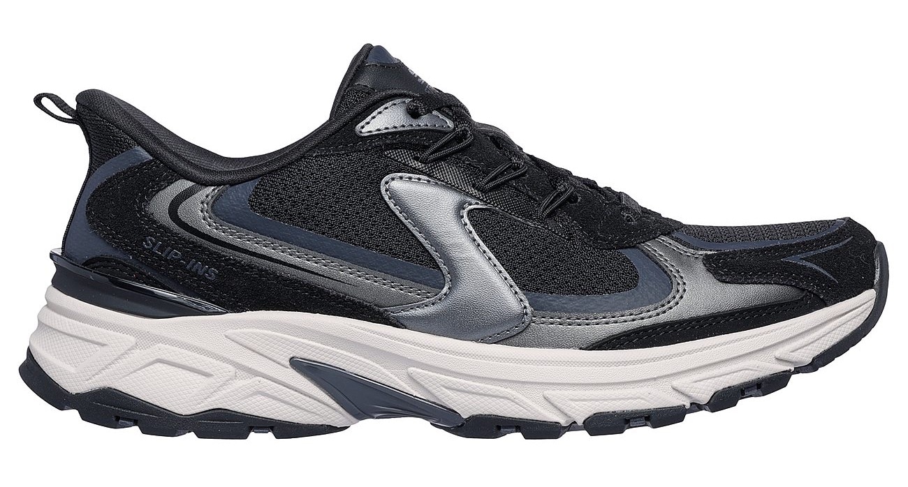 Skechers Slip-On Sneaker »STAMINA SPORT«  Retro Sneaker, Schnürschuh mit Metallic-Besätzen