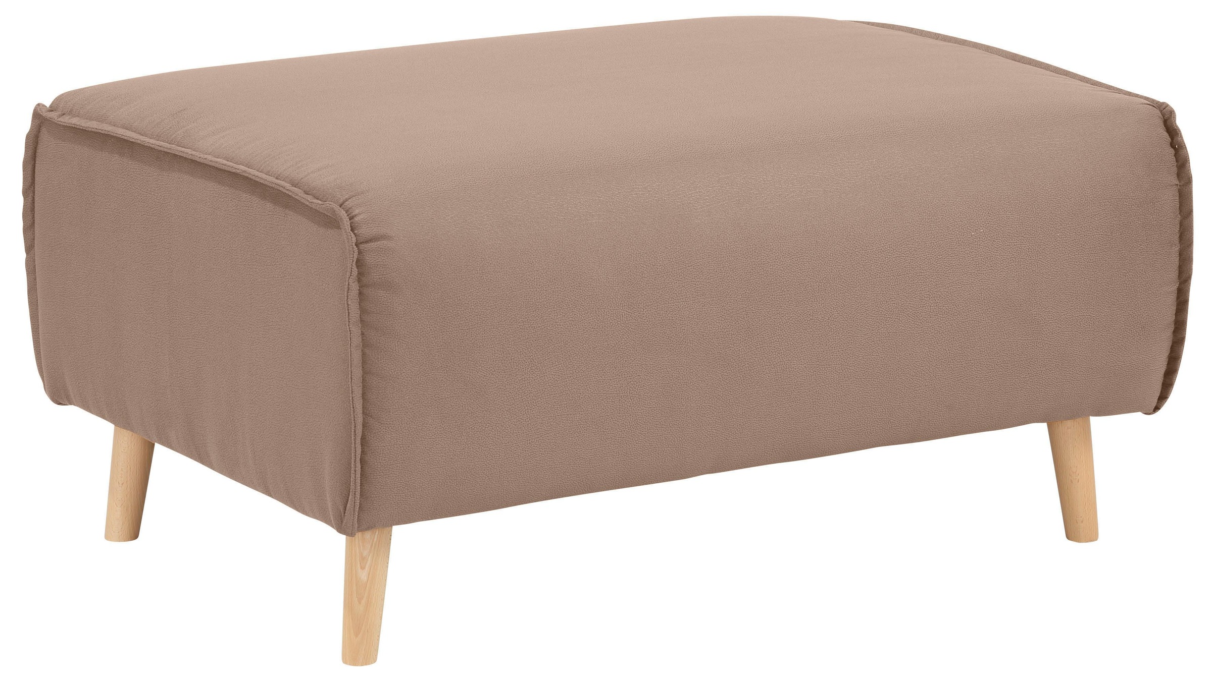 Image of Home affaire Hocker »Julia«, mit Keder und Holzfüssen bei Ackermann Versand Schweiz