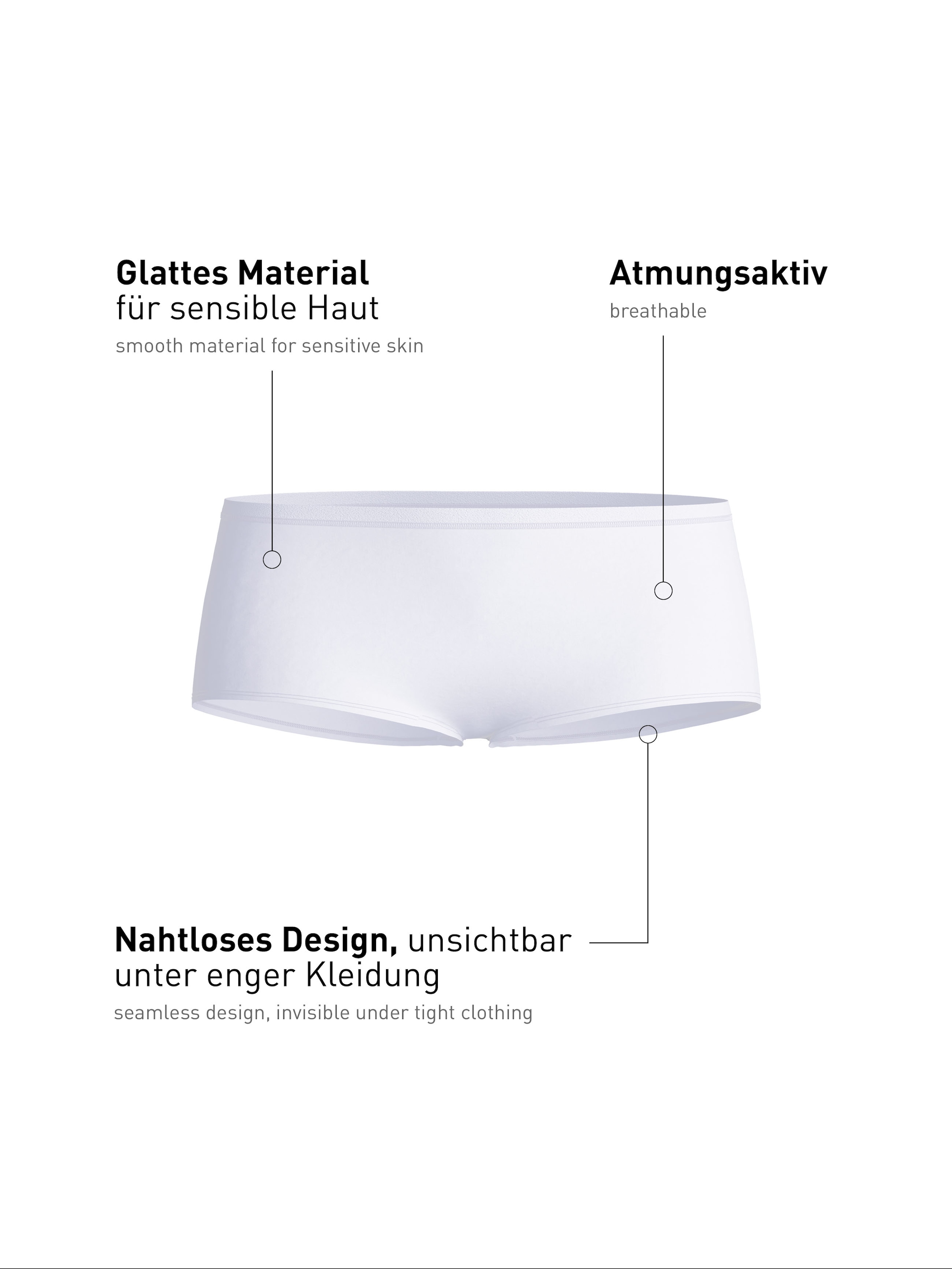 CALIDA Panty »Sleek Skin« weich, elastischer Bund, schmaler Schnitt