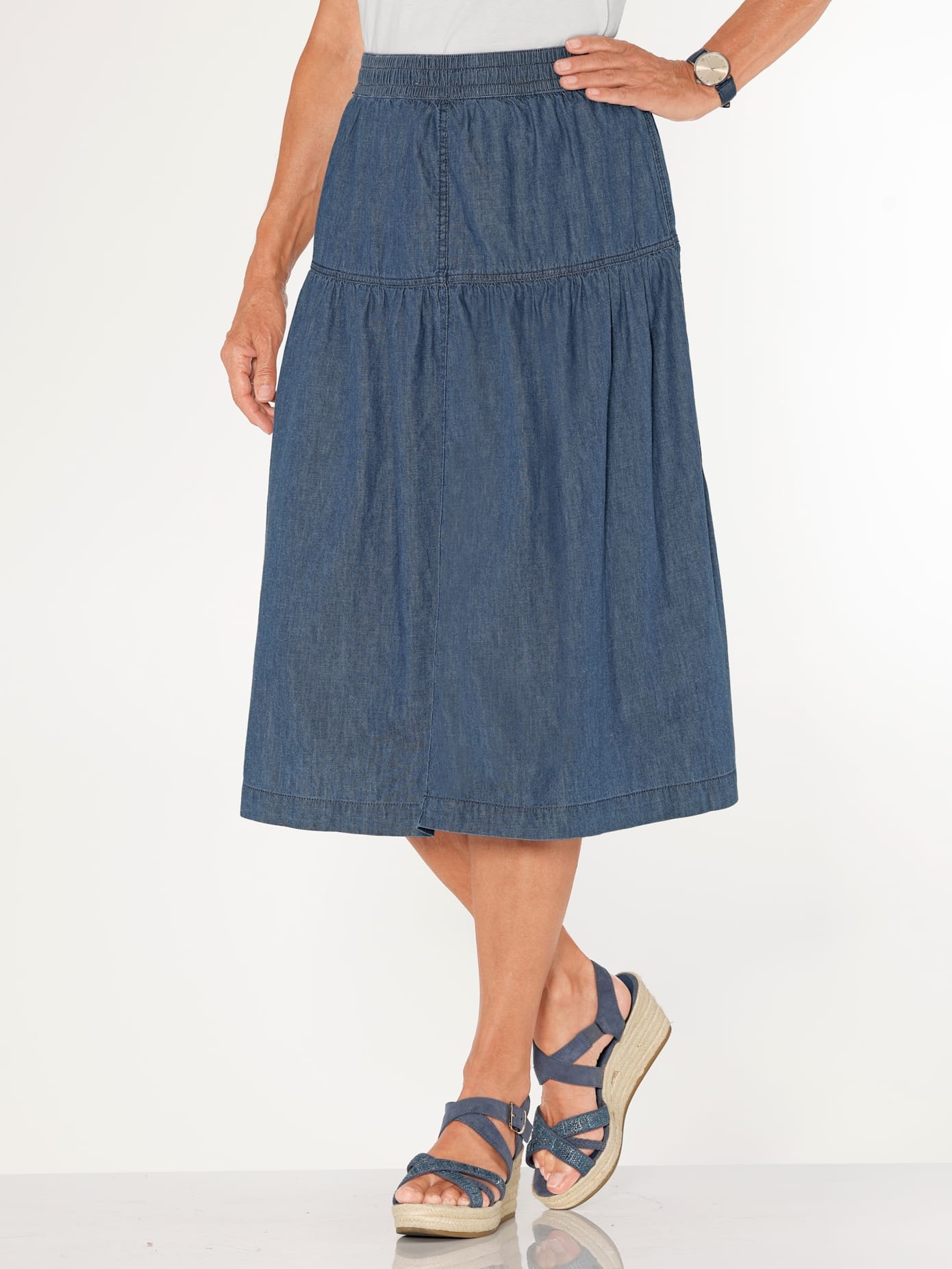 Classic Basics Jeansrock
