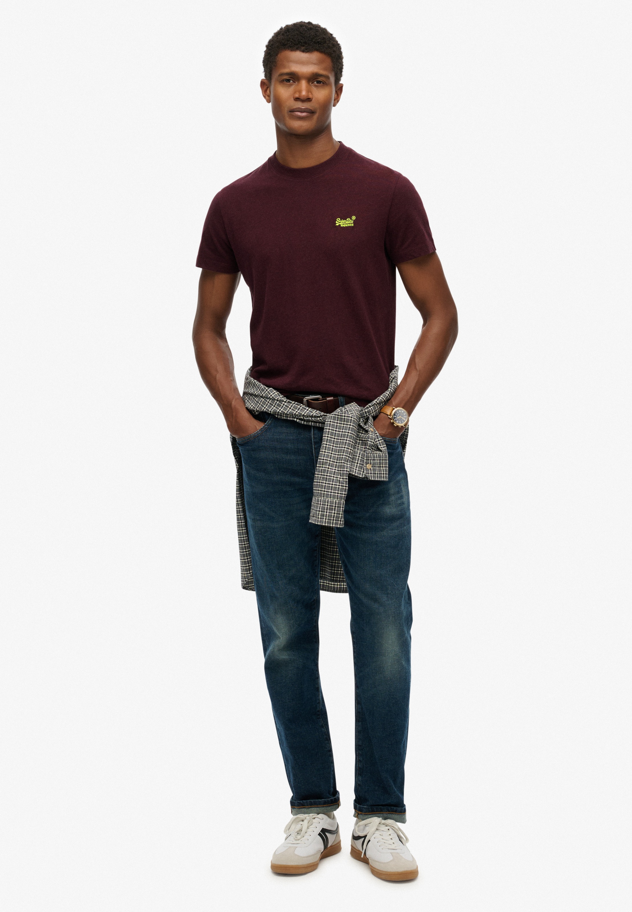 Superdry Shirt à col rond »ESSENTIAL LOGO EMB TEE«