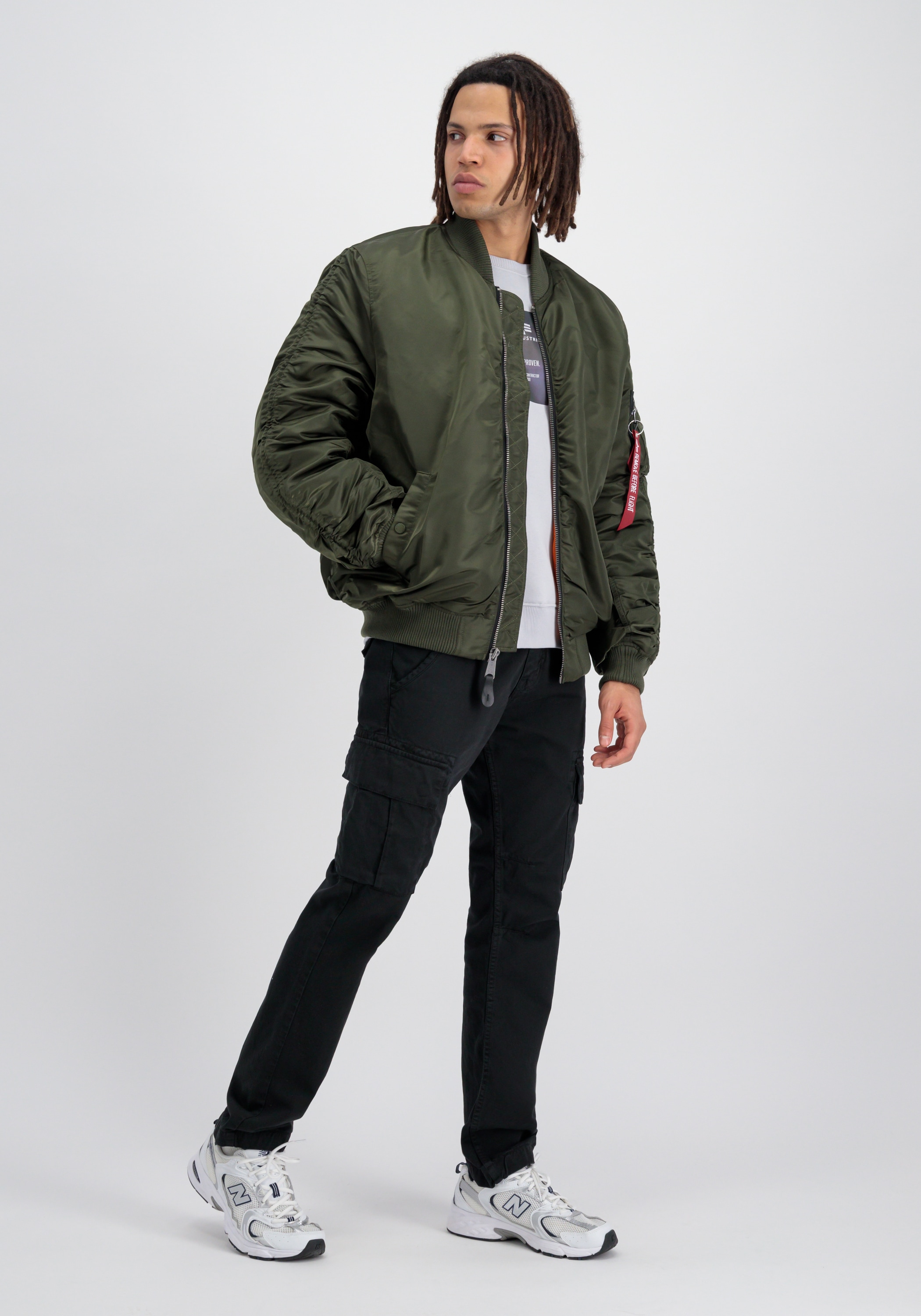 Alpha Industries Bomberjacke »Alpha Industries Men - Bomber Jackets MA-1 OS Puckered«