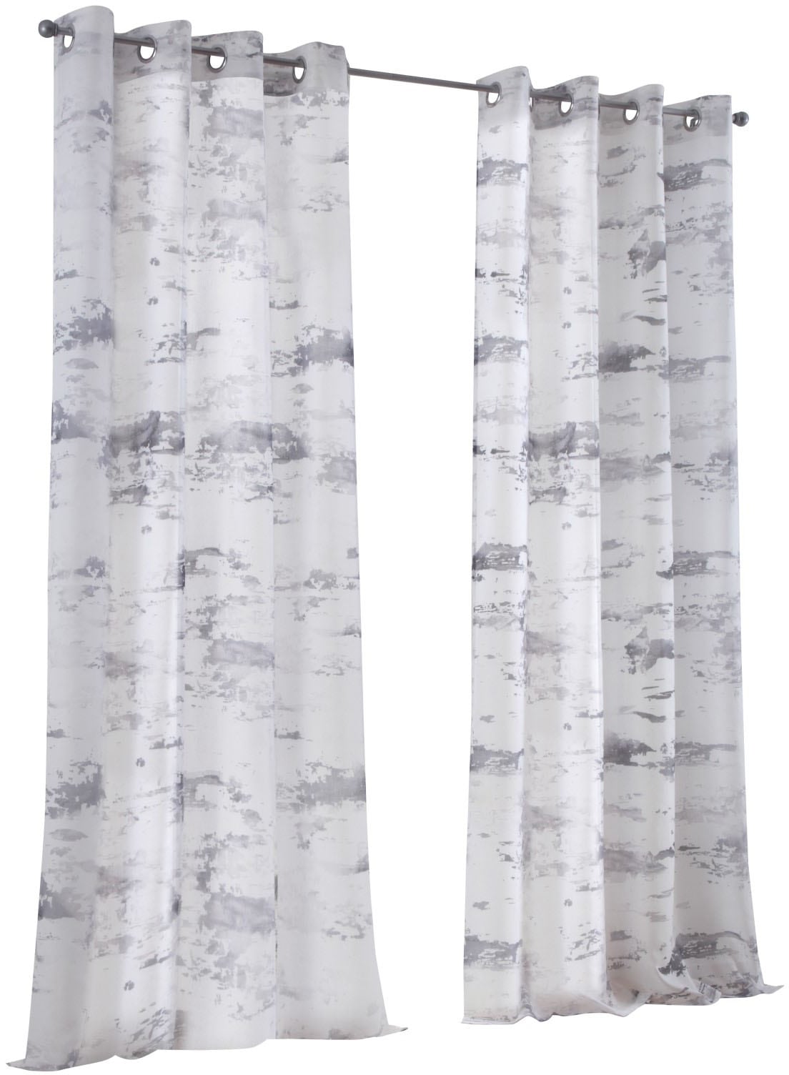 Image of Kutti Vorhang "Claude" Ösen 1 Stk. tlg. Gardine halbtransparent, bedruckt, Polyester, Batist