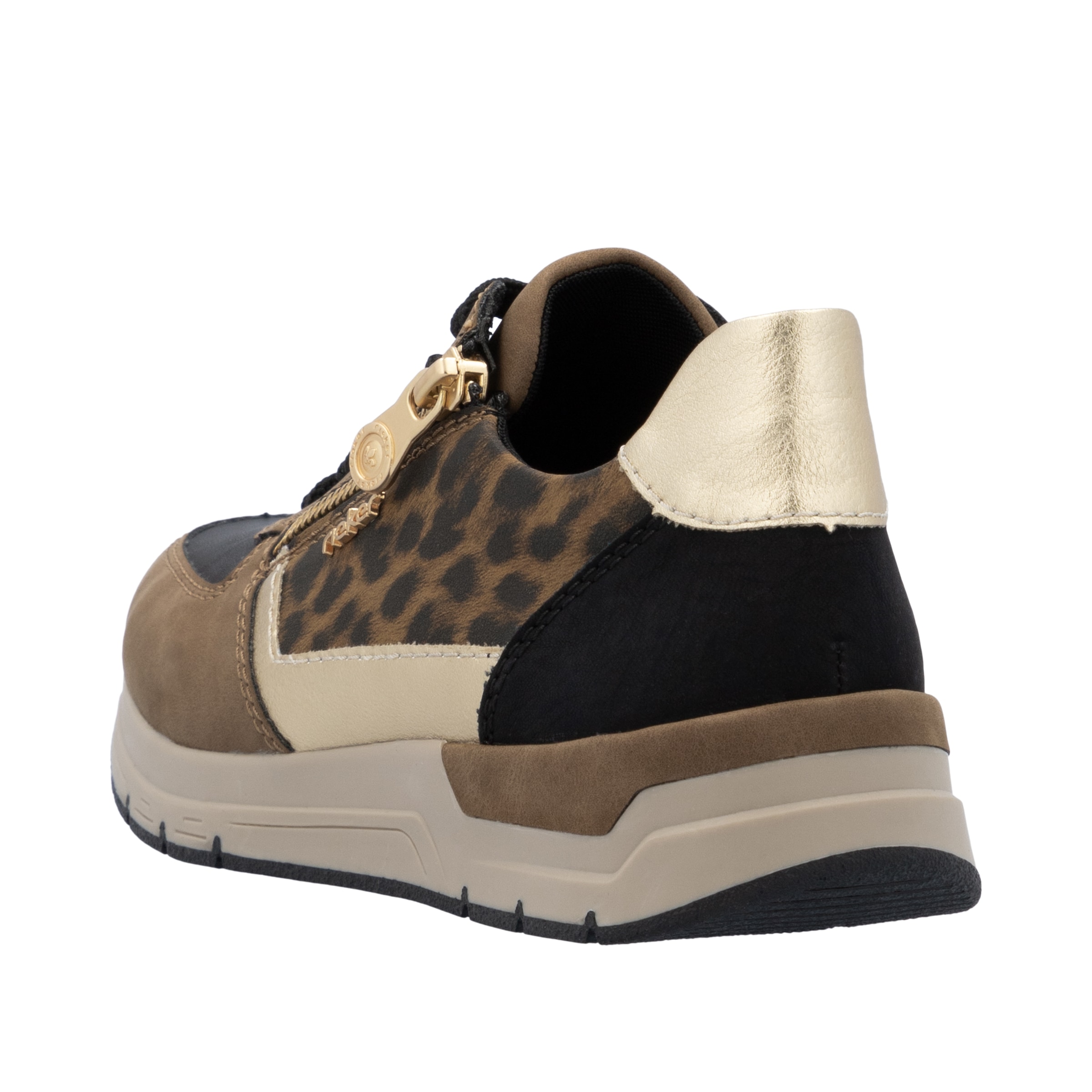 Rieker Sneaker  Freizeitschuh, Schnürschuh, Halbschuh mit modischen Akzenten