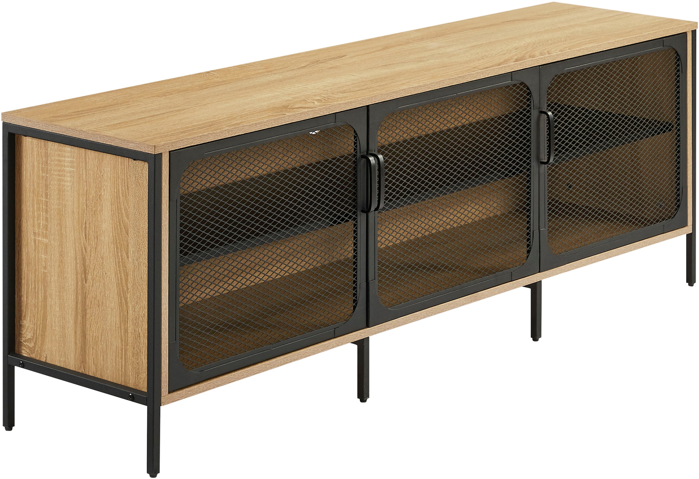 GOODproduct Tableau TV »Amance« mit ABS-Kanten und pulverbeschichteten Metallbeinen, Breite 150 cm