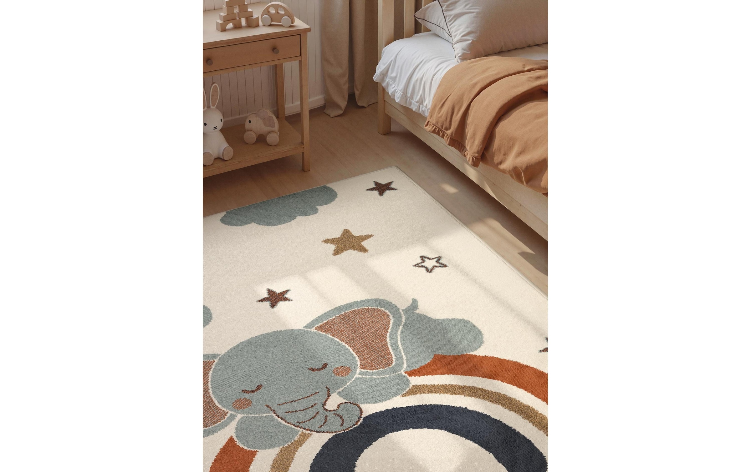 HANSE Home Kinderteppich »Dreamy Jumbo« rechteckig 10 mm Höhe Pflegeleicht, Weich, Kinderzimmer, Spielteppich, Spielunterlage