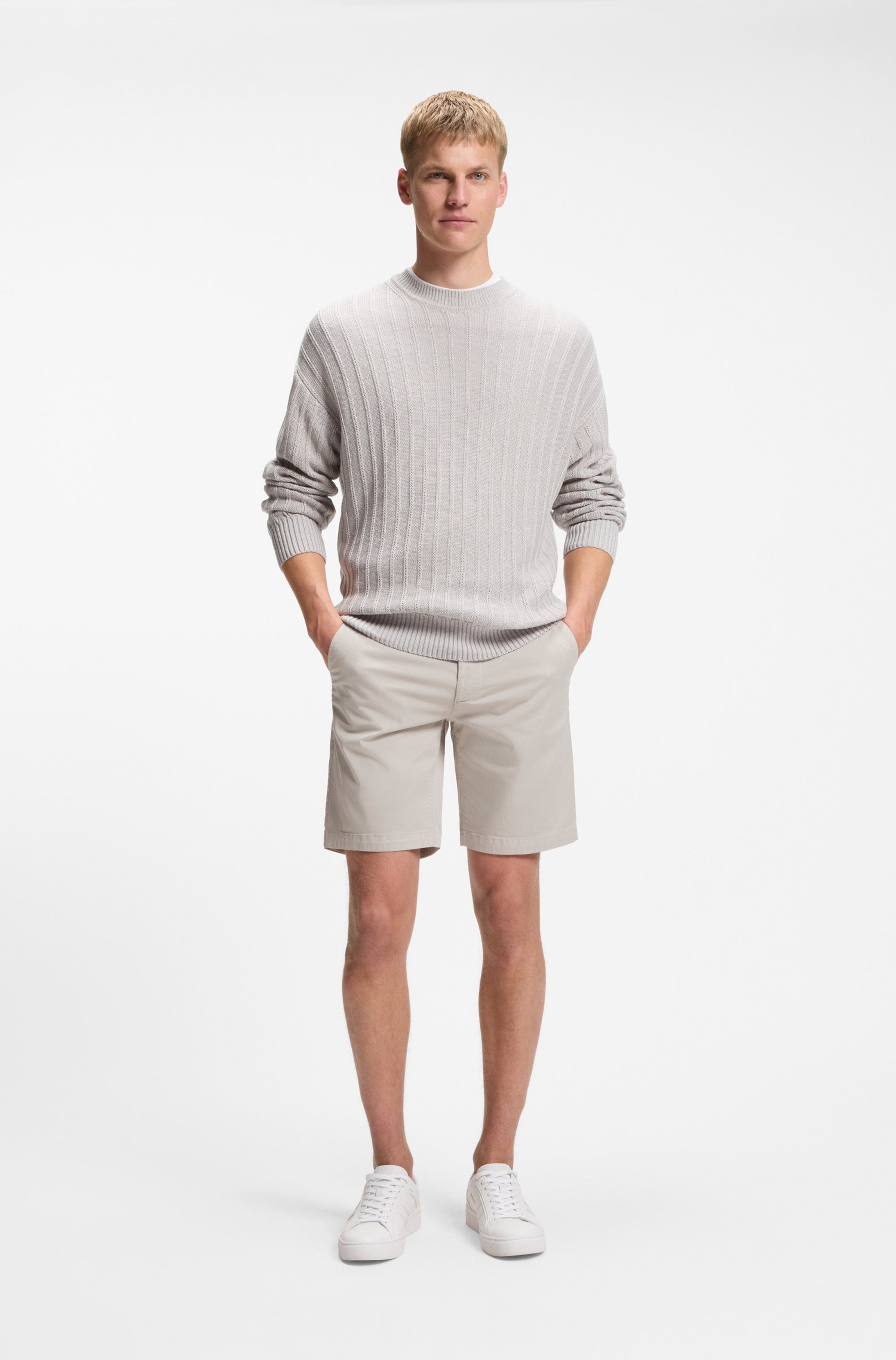 BOSS ORANGE Chinoshorts »slim Shorts«  in moderner Passform