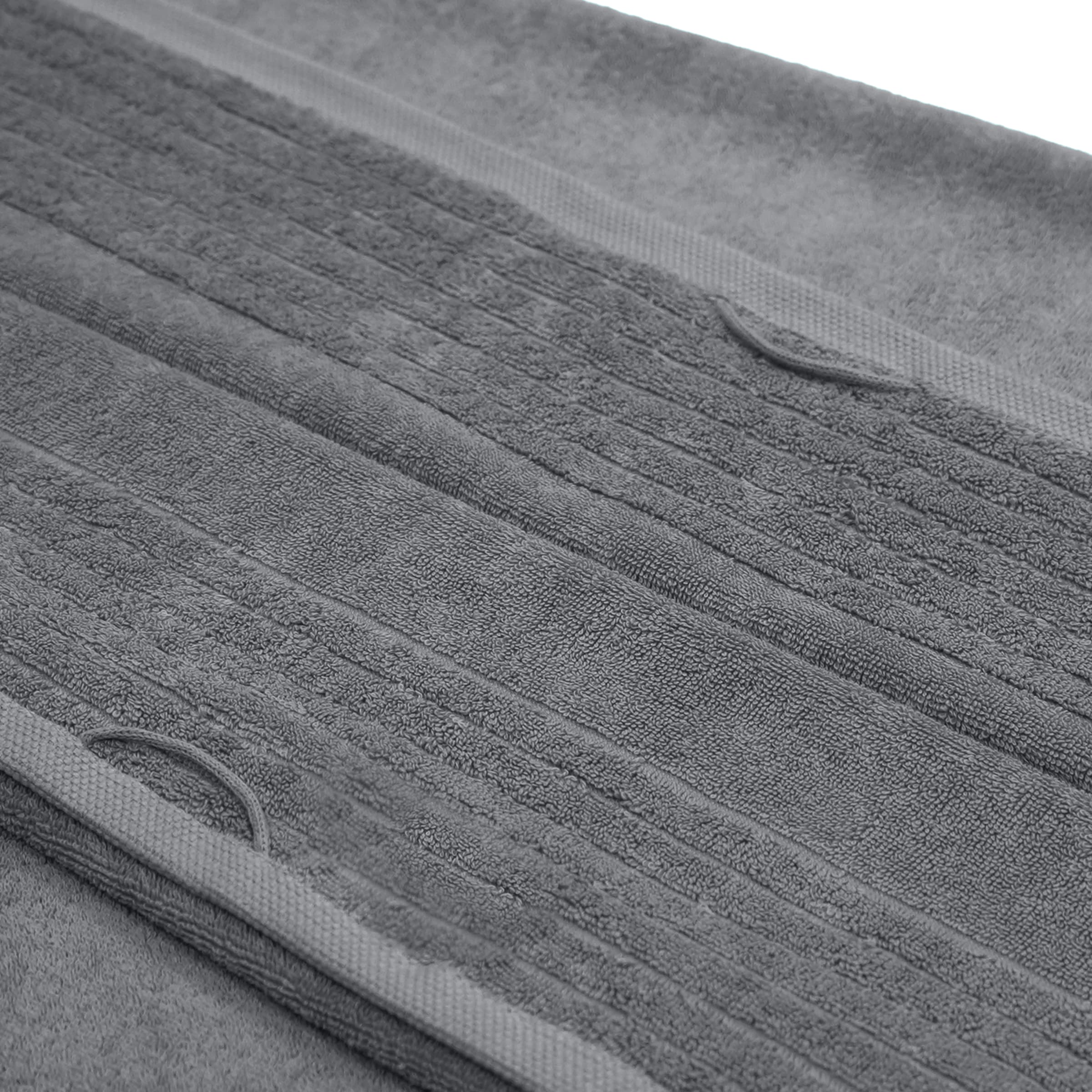my home Duschtücher »Sanremo Premium, Premium Handtücher, 600 gr/m², 70x140cm«, (Set, 4 St., 2x 70x140cm), mit Bordüre, einfarbig, flauschig und weich, dicke Qualität